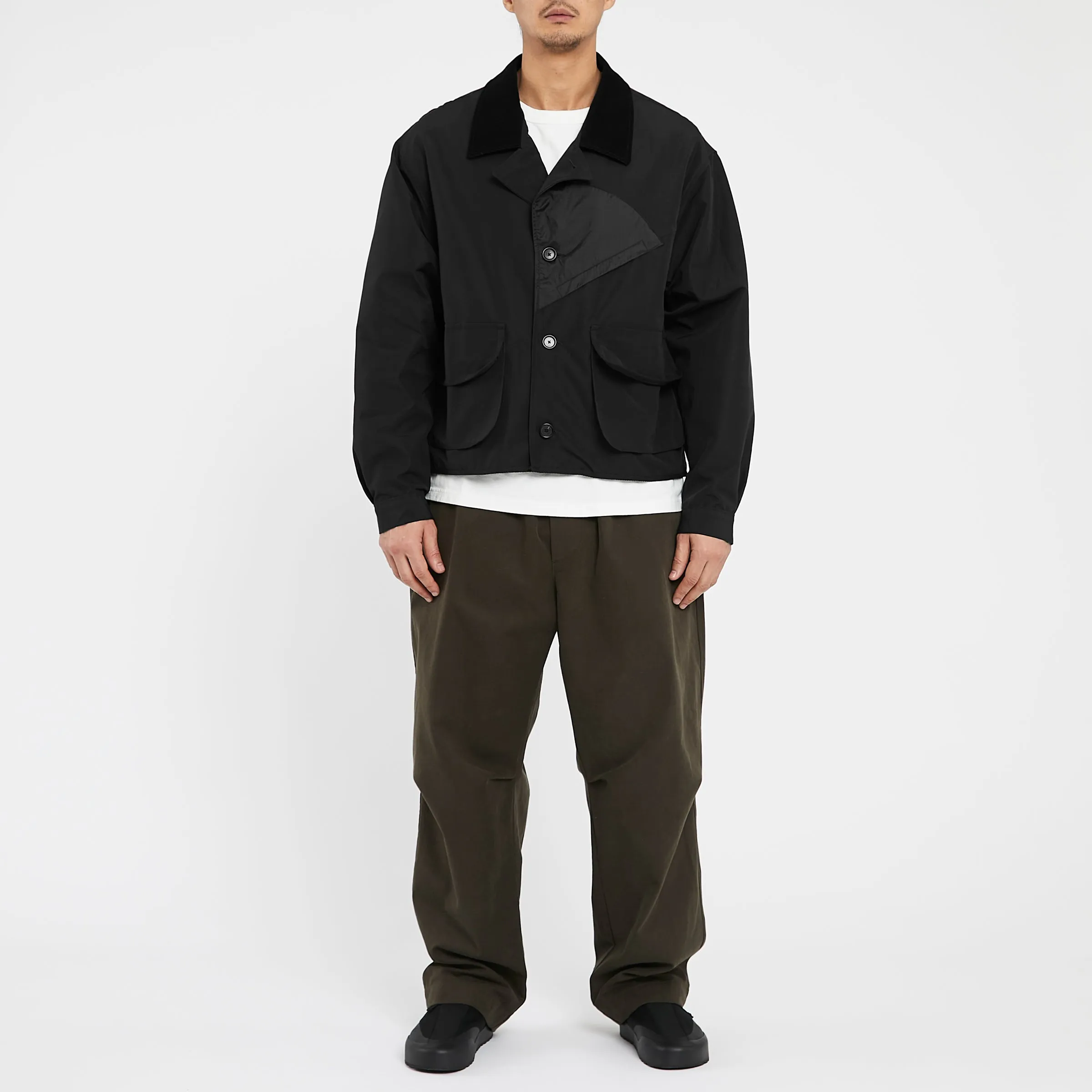 Bog Jacket - Black Organic Cotton / Recycled Nylon WR sold by S.K. Manor Hill product image thumbnail 2