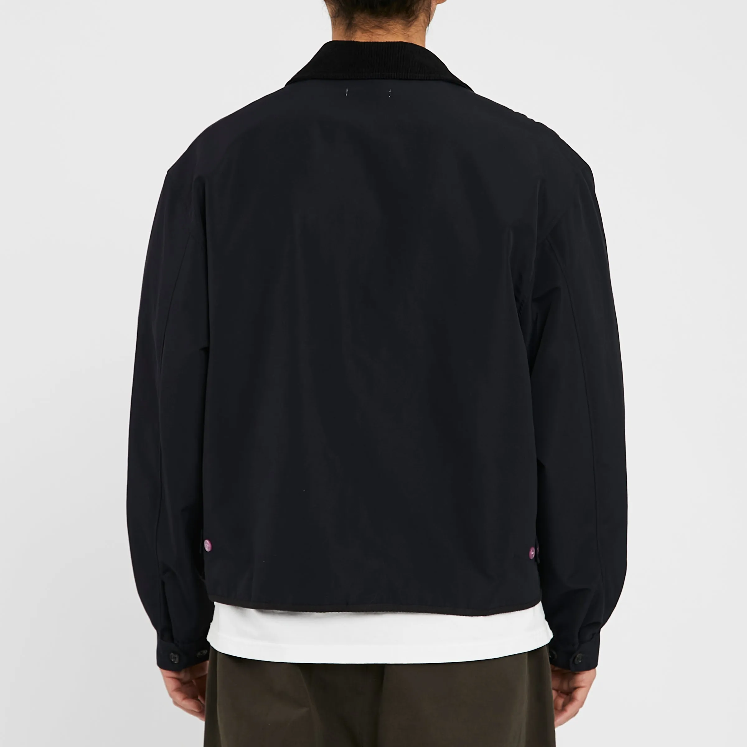 Bog Jacket - Dark Navy Organic Cotton / Recycled Nylon WR sold by S.K. Manor Hill product image thumbnail 5