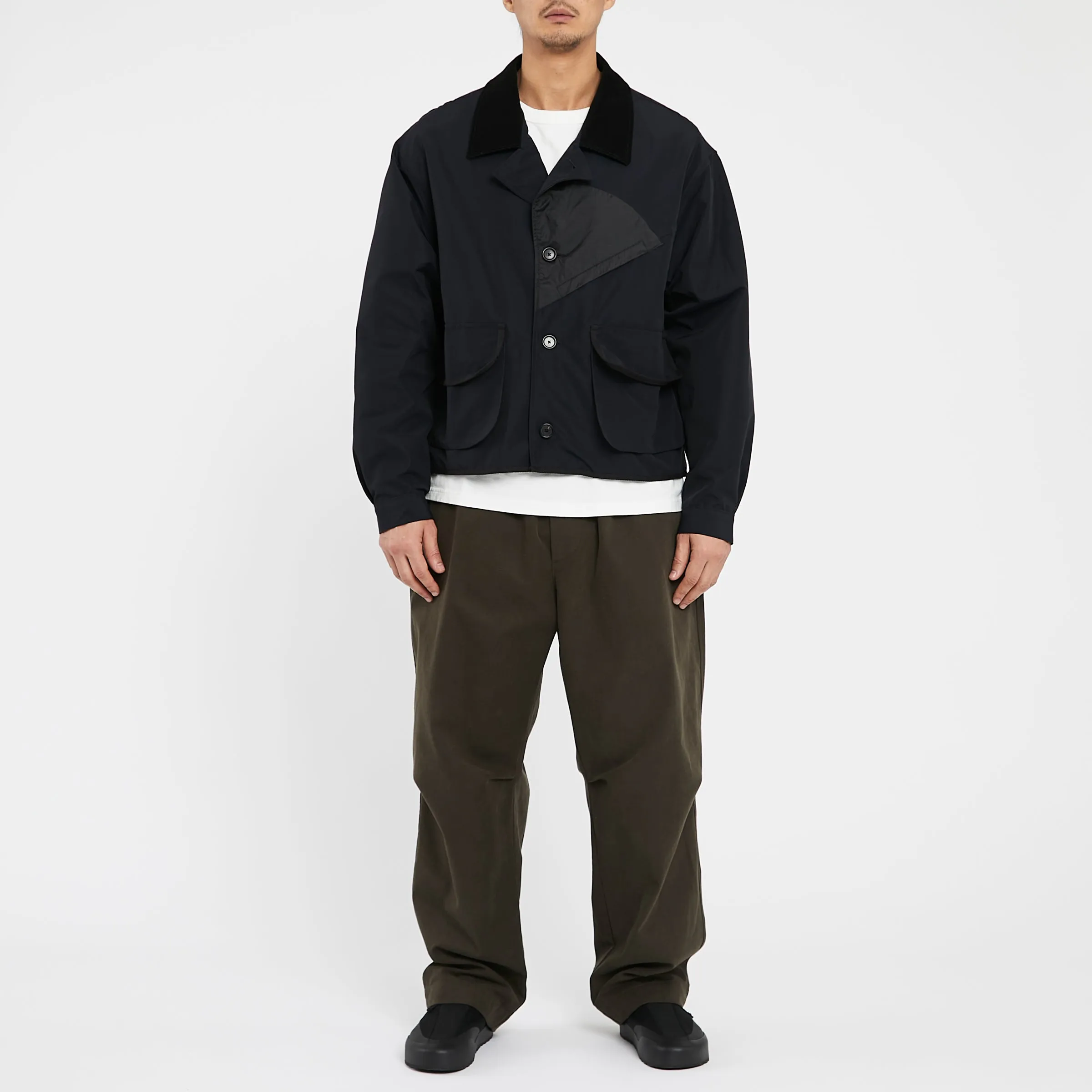 Bog Jacket - Dark Navy Organic Cotton / Recycled Nylon WR sold by S.K. Manor Hill product image thumbnail 2