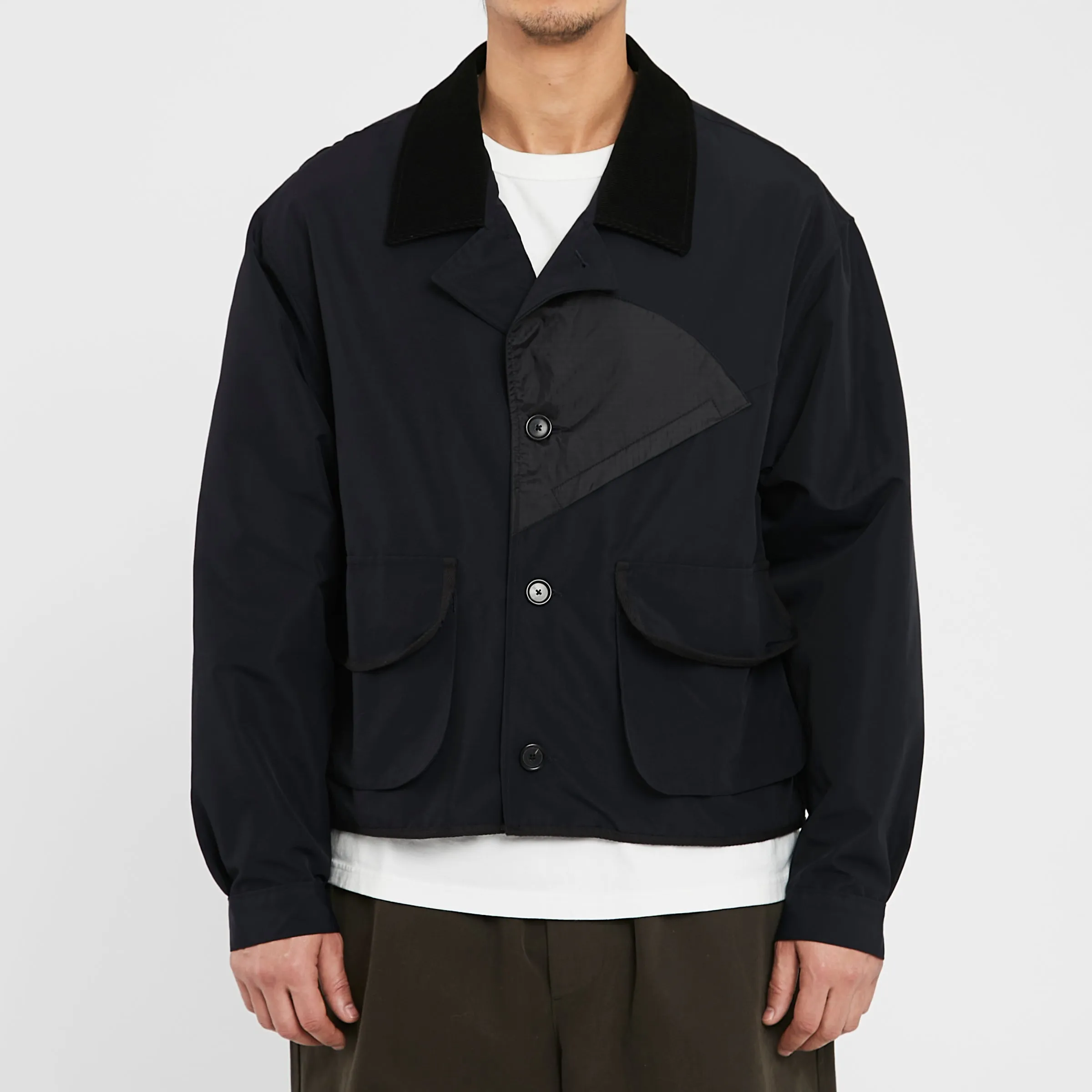 Bog Jacket - Dark Navy Organic Cotton / Recycled Nylon WR sold by S.K. Manor Hill product image thumbnail 3