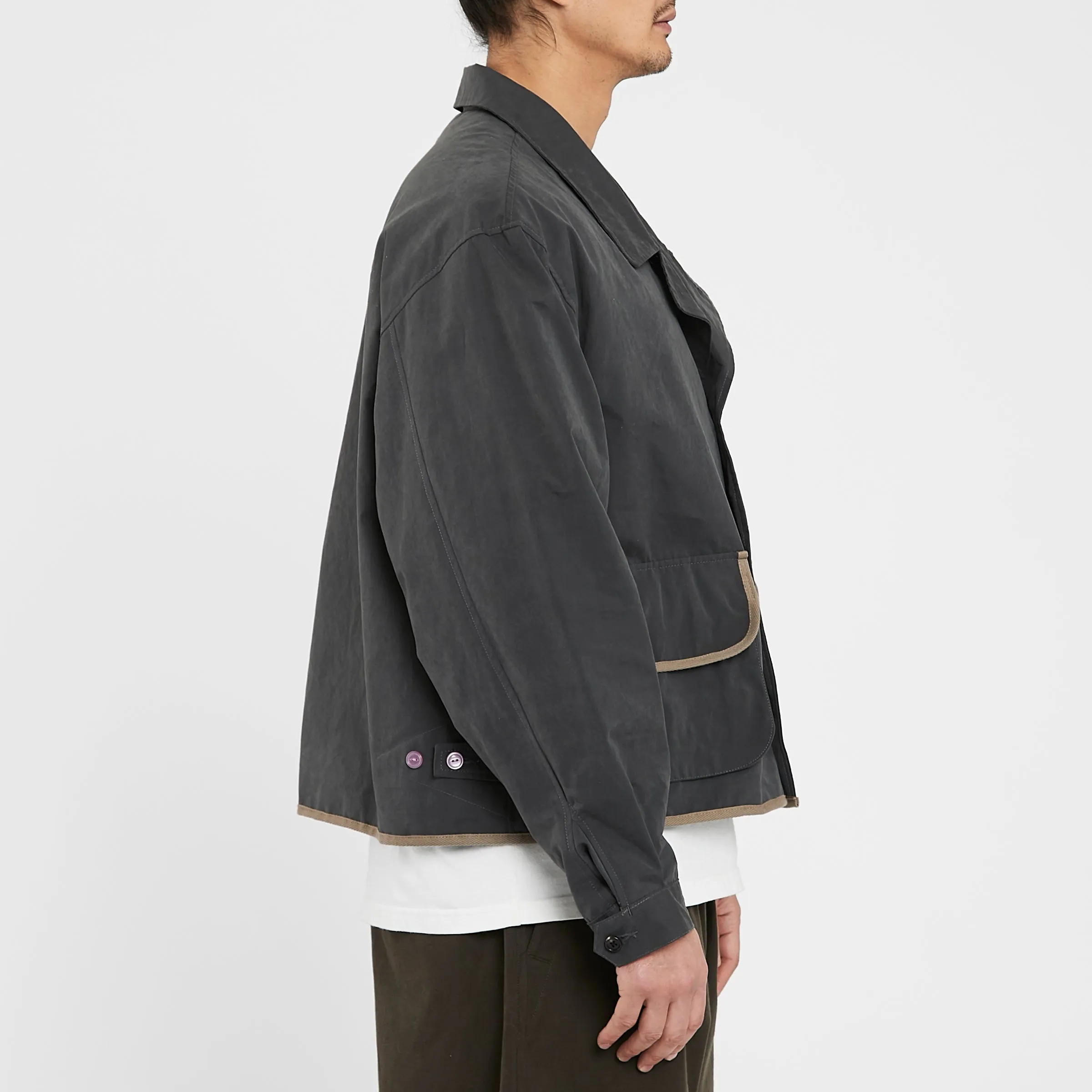 Bog Jacket - Grey Cotton / Nylon WR sold by S.K. Manor Hill product image thumbnail 4