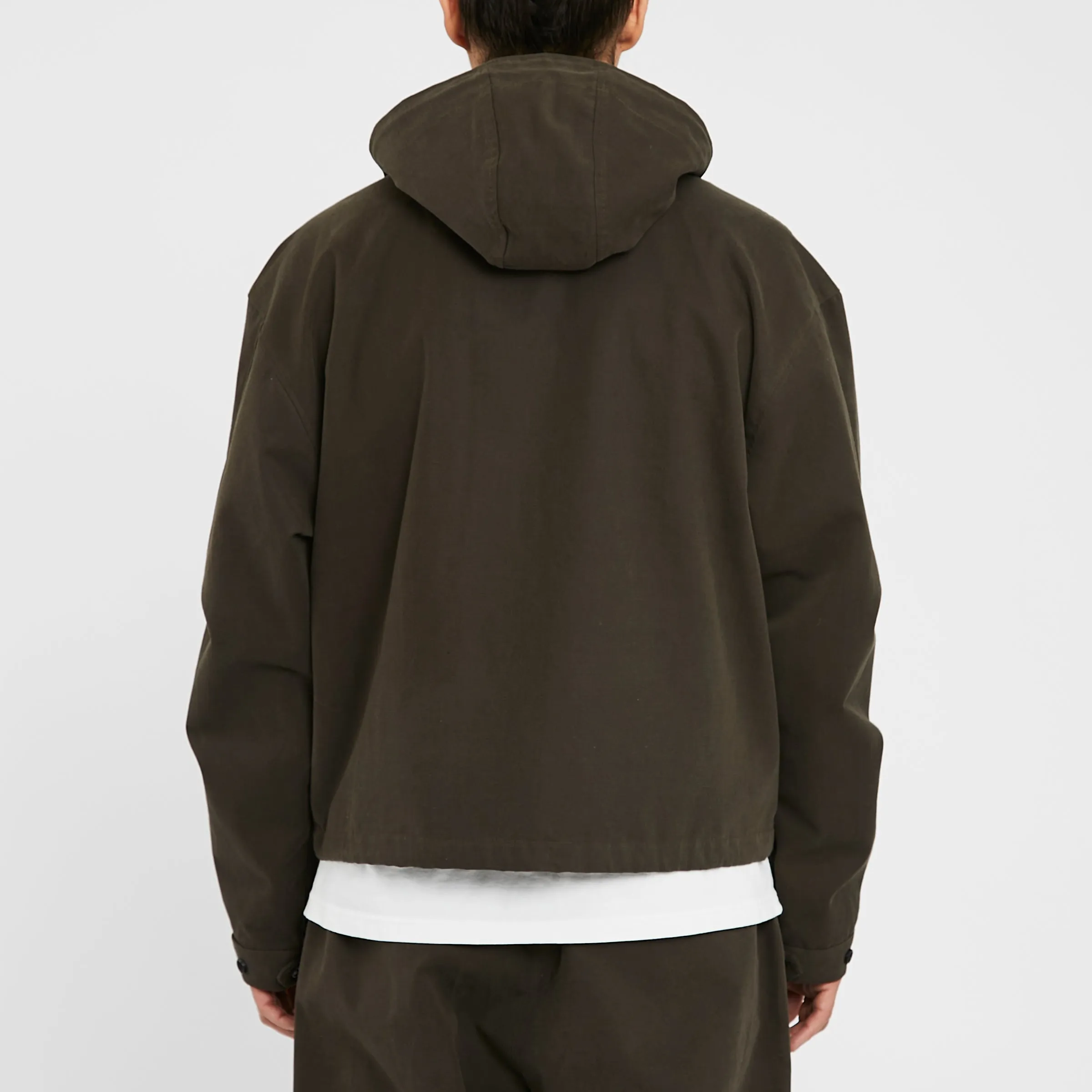 Chopped Fish Jacket - Olive Drab Organic Cotton WR sold by S.K. Manor Hill product image thumbnail 5