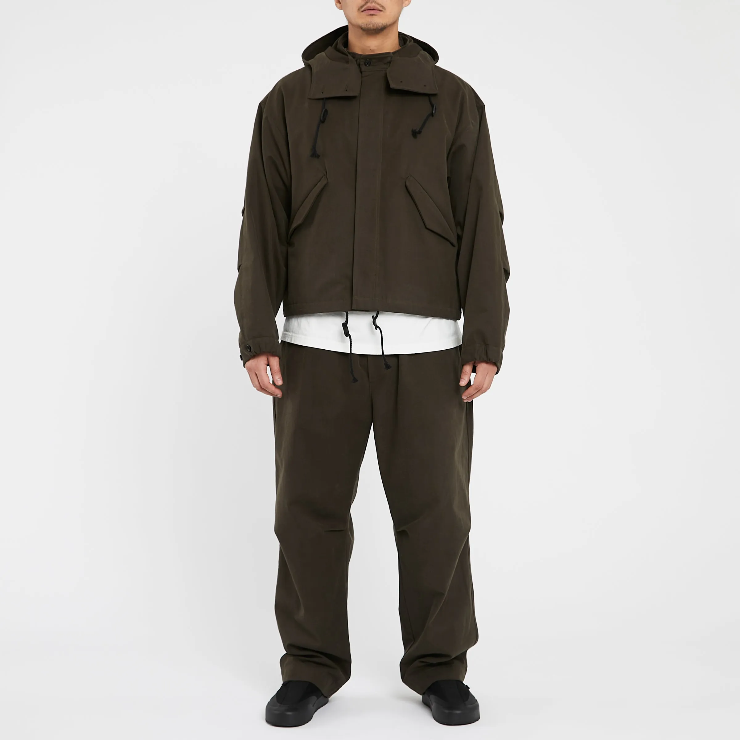 Chopped Fish Jacket - Olive Drab Organic Cotton WR sold by S.K. Manor Hill product image thumbnail 2