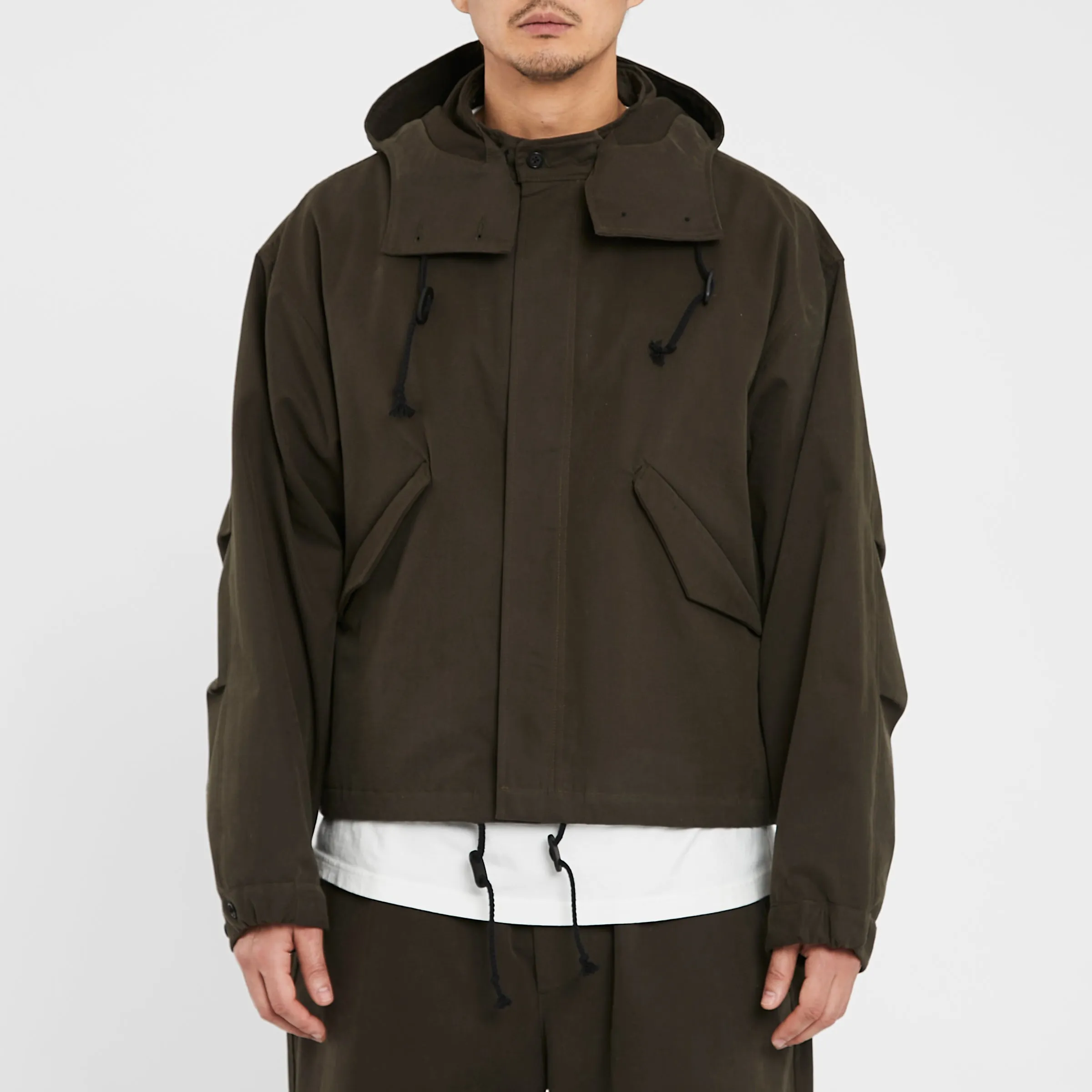 Chopped Fish Jacket - Olive Drab Organic Cotton WR sold by S.K. Manor Hill product image thumbnail 3