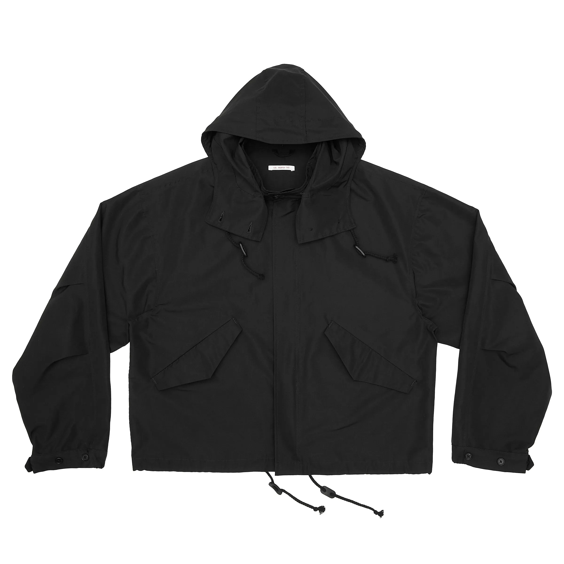 Chopped Fish Jacket - Black Organic Cotton / Recycled Nylon WR sold by S.K. Manor Hill