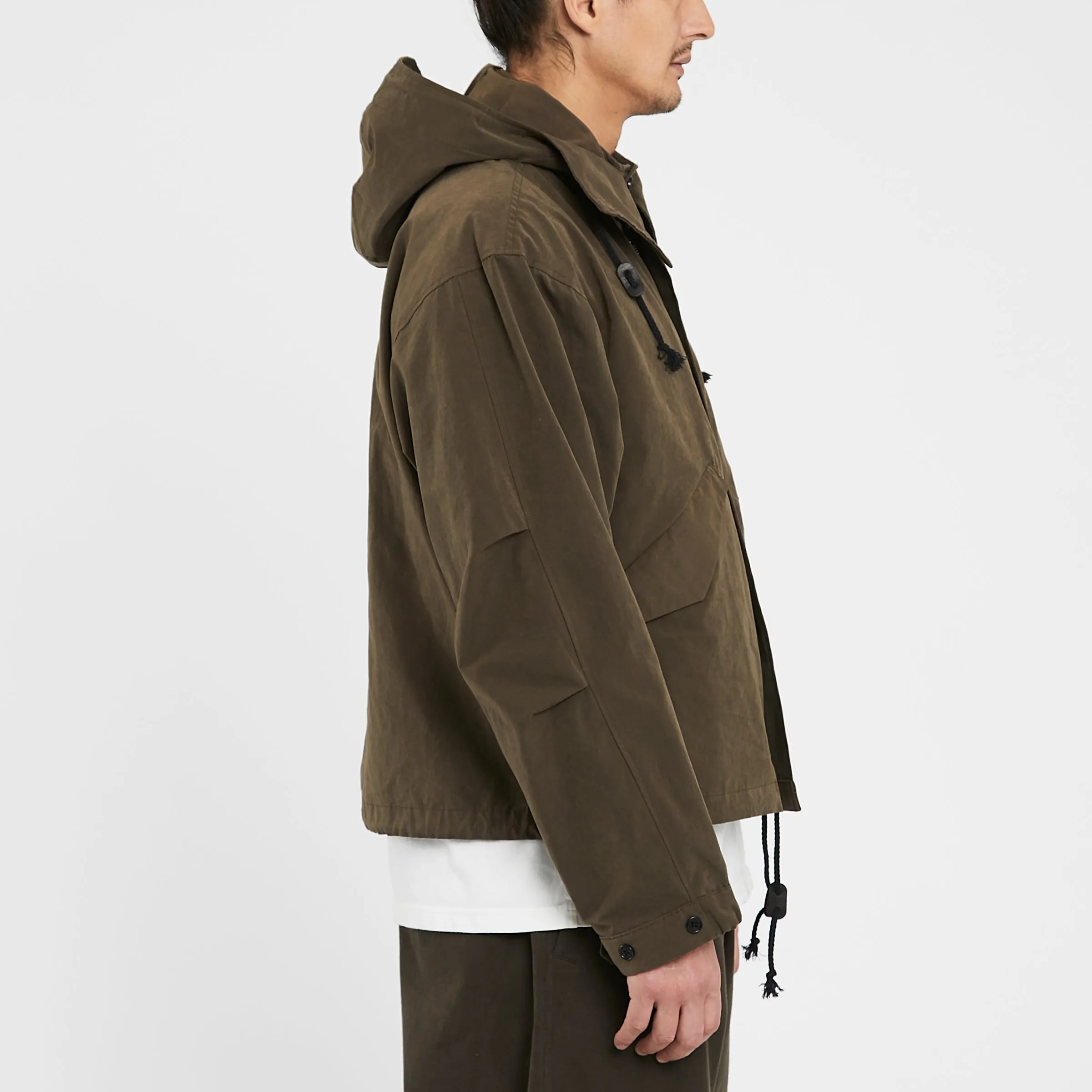 Chopped Fish Jacket - Moss Brown Cotton / Nylon WR sold by S.K. Manor Hill product image thumbnail 4