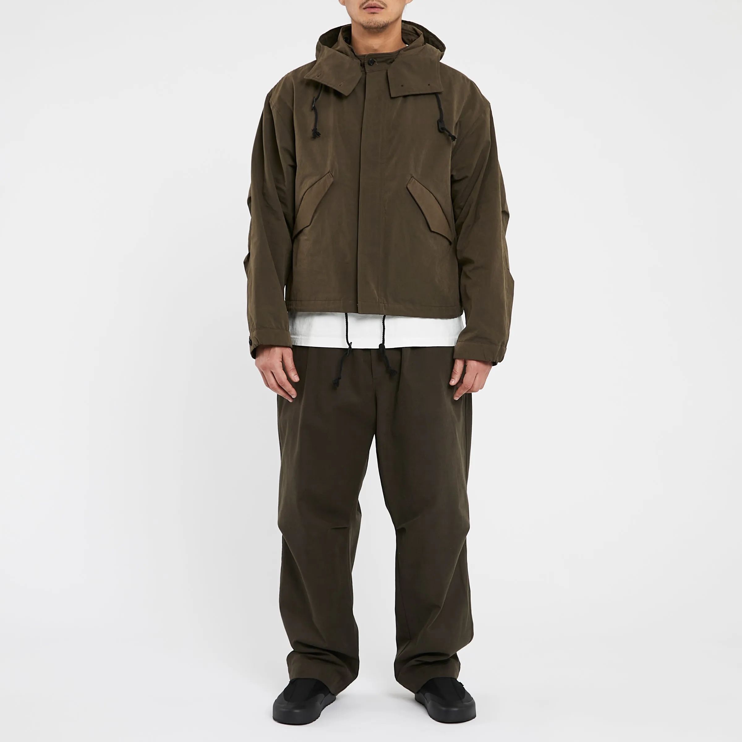 Chopped Fish Jacket - Moss Brown Cotton / Nylon WR sold by S.K. Manor Hill product image thumbnail 2