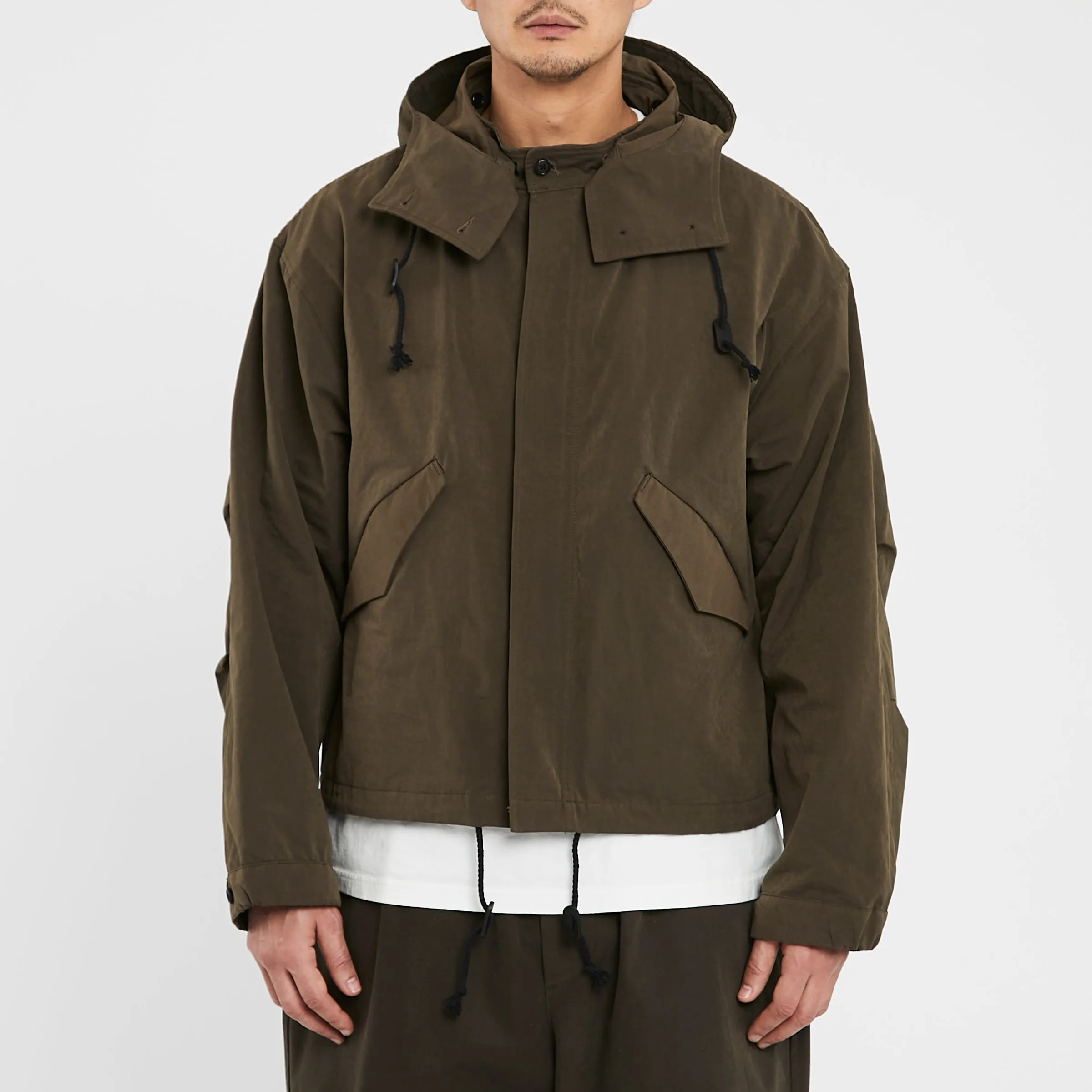 Chopped Fish Jacket - Moss Brown Cotton / Nylon WR sold by S.K. Manor Hill product image thumbnail 3