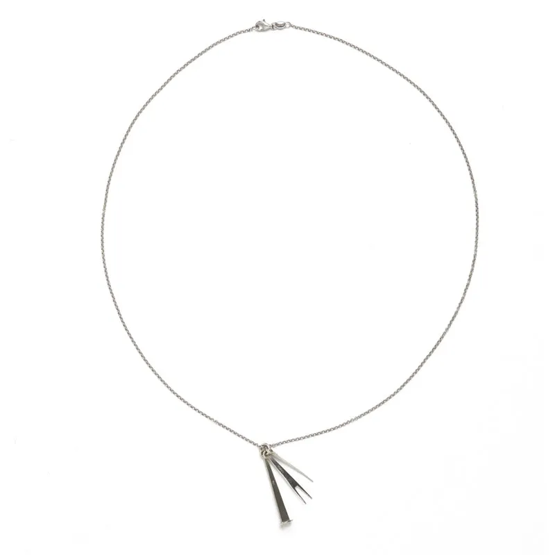 Trio Pendant Sterling Silver Necklace sold by S.K. Manor Hill product image thumbnail 4