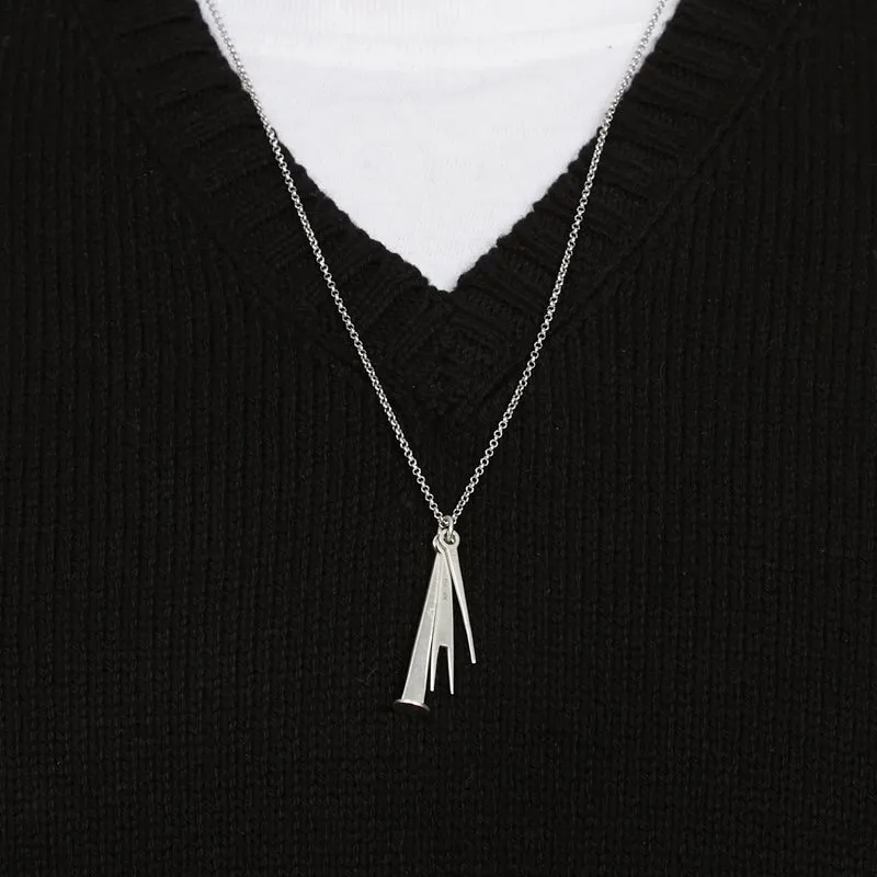 Trio Pendant Sterling Silver Necklace sold by S.K. Manor Hill product image thumbnail 3