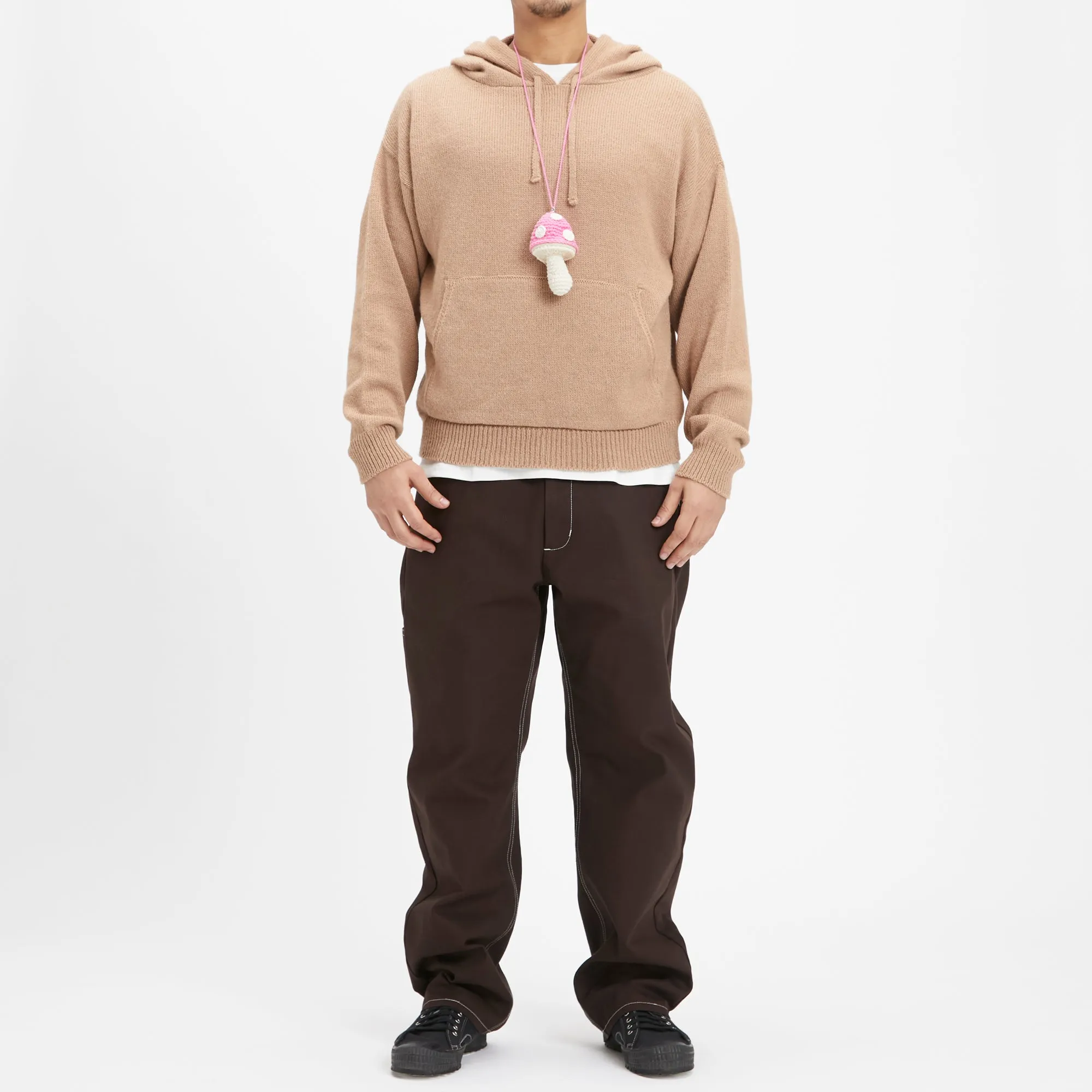 Medium Mushroom Keychain/Necklace – Pink Cotton sold by S.K. Manor Hill product image thumbnail 2