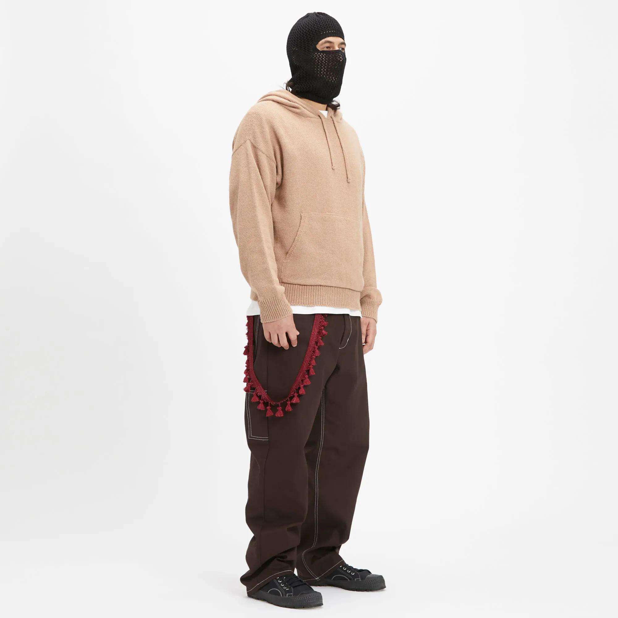 Tassel Keychain/Necklace – Burgundy sold by S.K. Manor Hill product image thumbnail 2