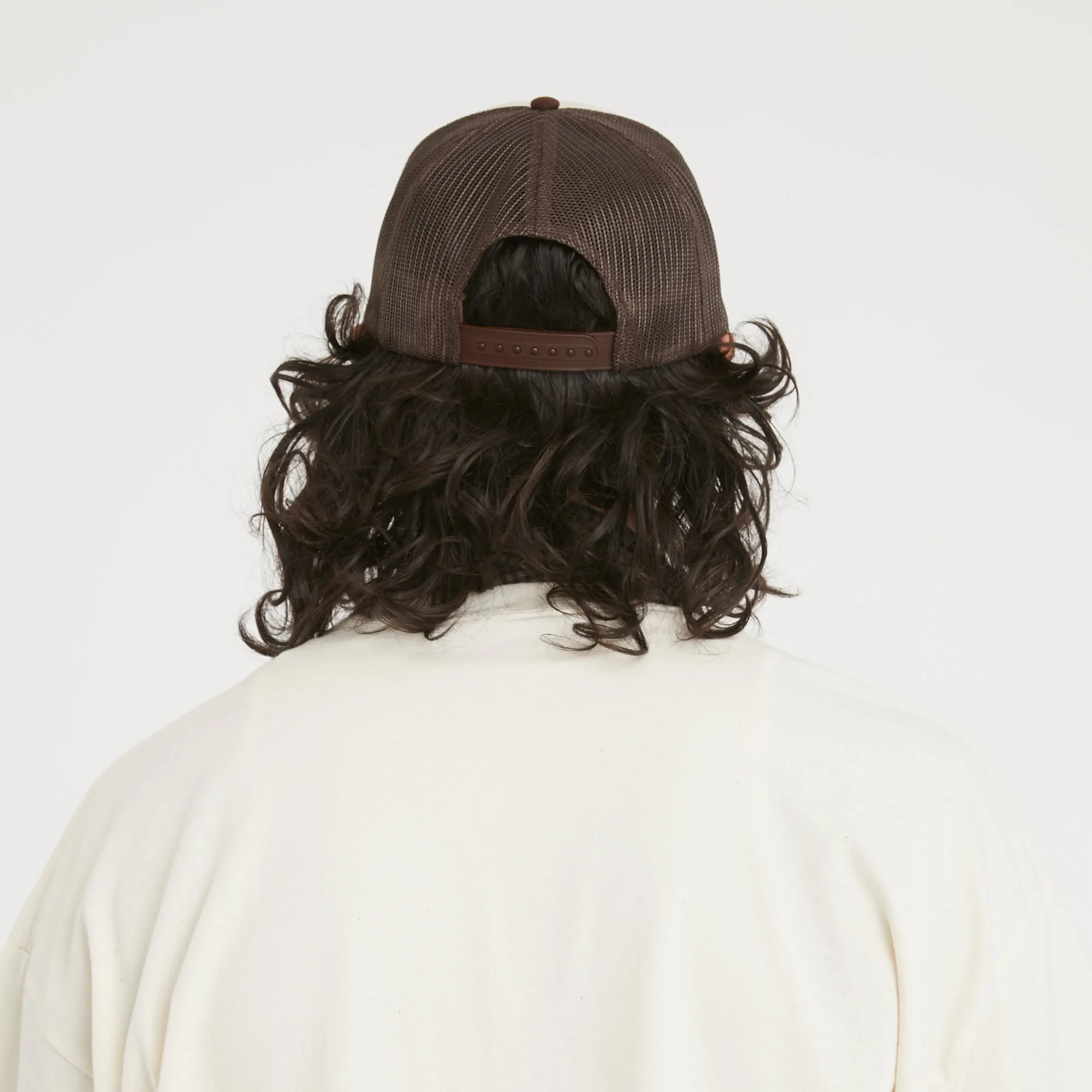 Souvenir Mesh Back Hat - Brown & Tan sold by S.K. Manor Hill product image thumbnail 4