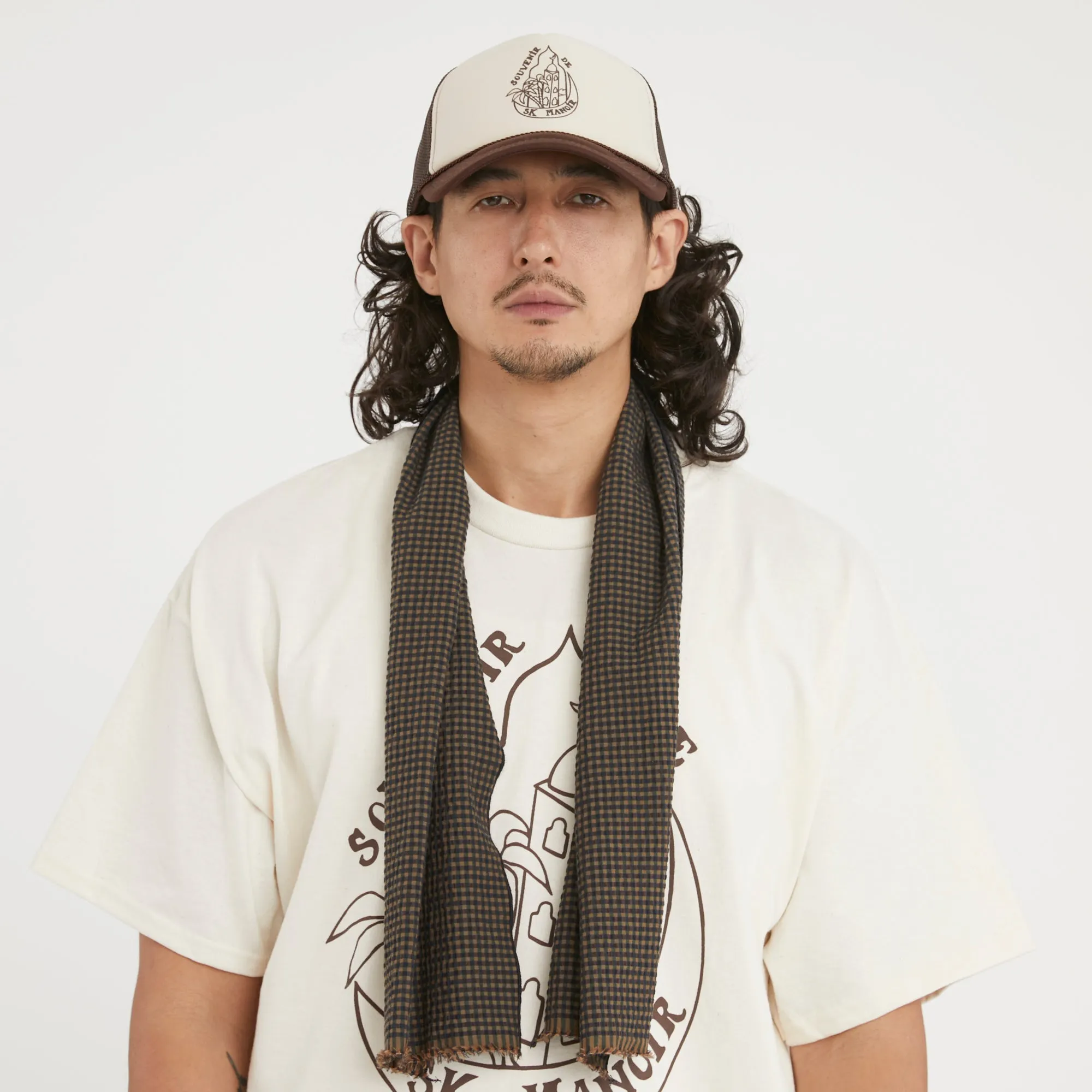 Souvenir Mesh Back Hat - Brown & Tan sold by S.K. Manor Hill product image thumbnail 3