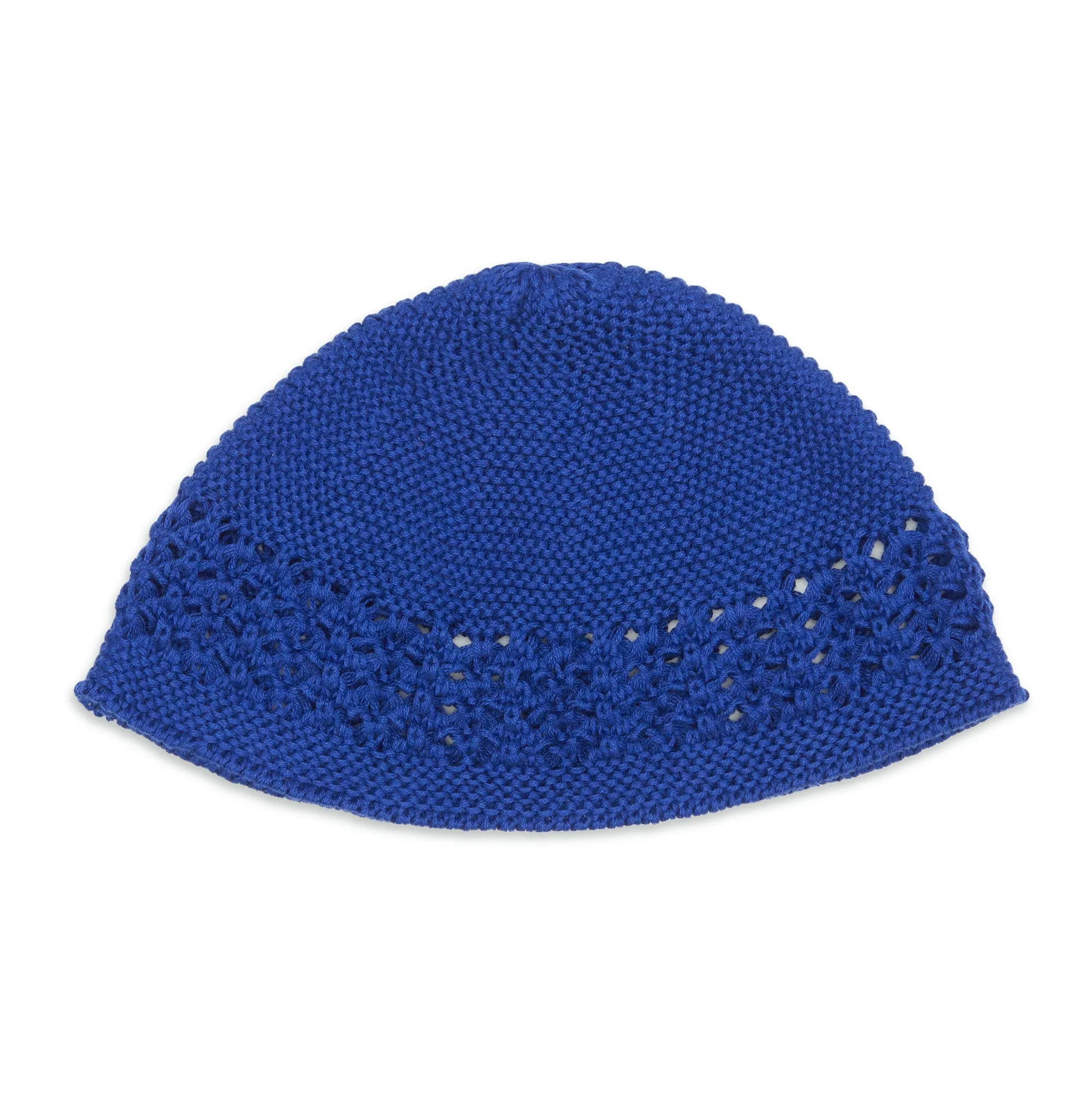 Knit Skull Cap - Royal Blue Cotton sold by S.K. Manor Hill