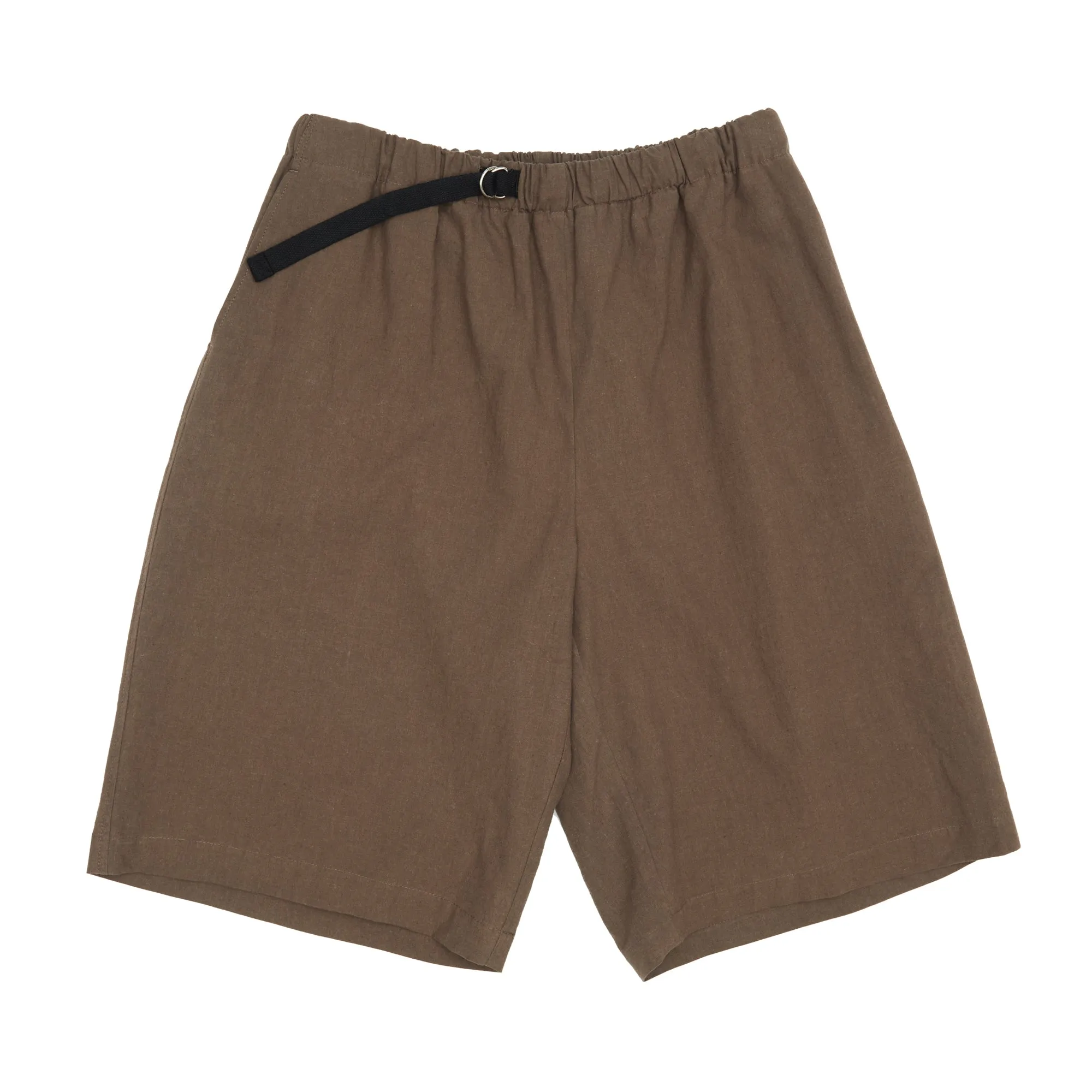 Palego Short - Brown Linen / Cotton sold by S.K. Manor Hill