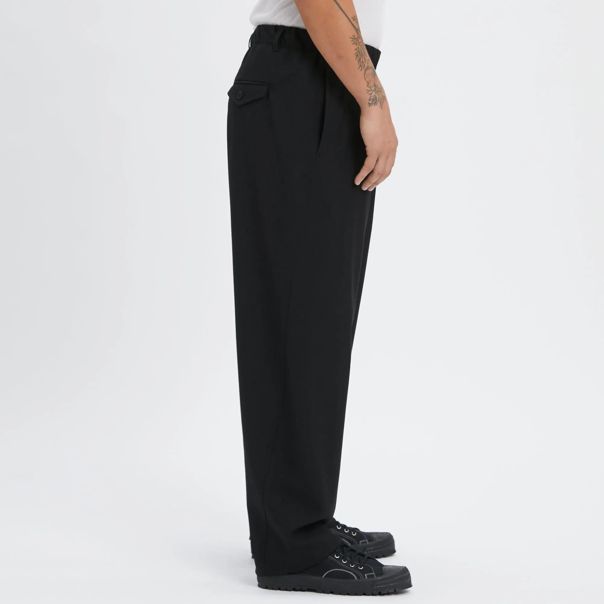 Tilt Pant - Black Tropical Wool sold by S.K. Manor Hill product image thumbnail 4
