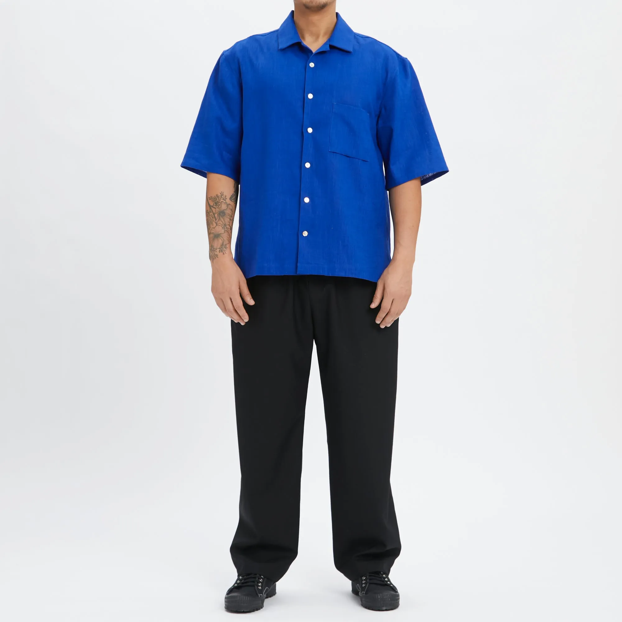 Tilt Pant - Black Tropical Wool sold by S.K. Manor Hill product image thumbnail 2