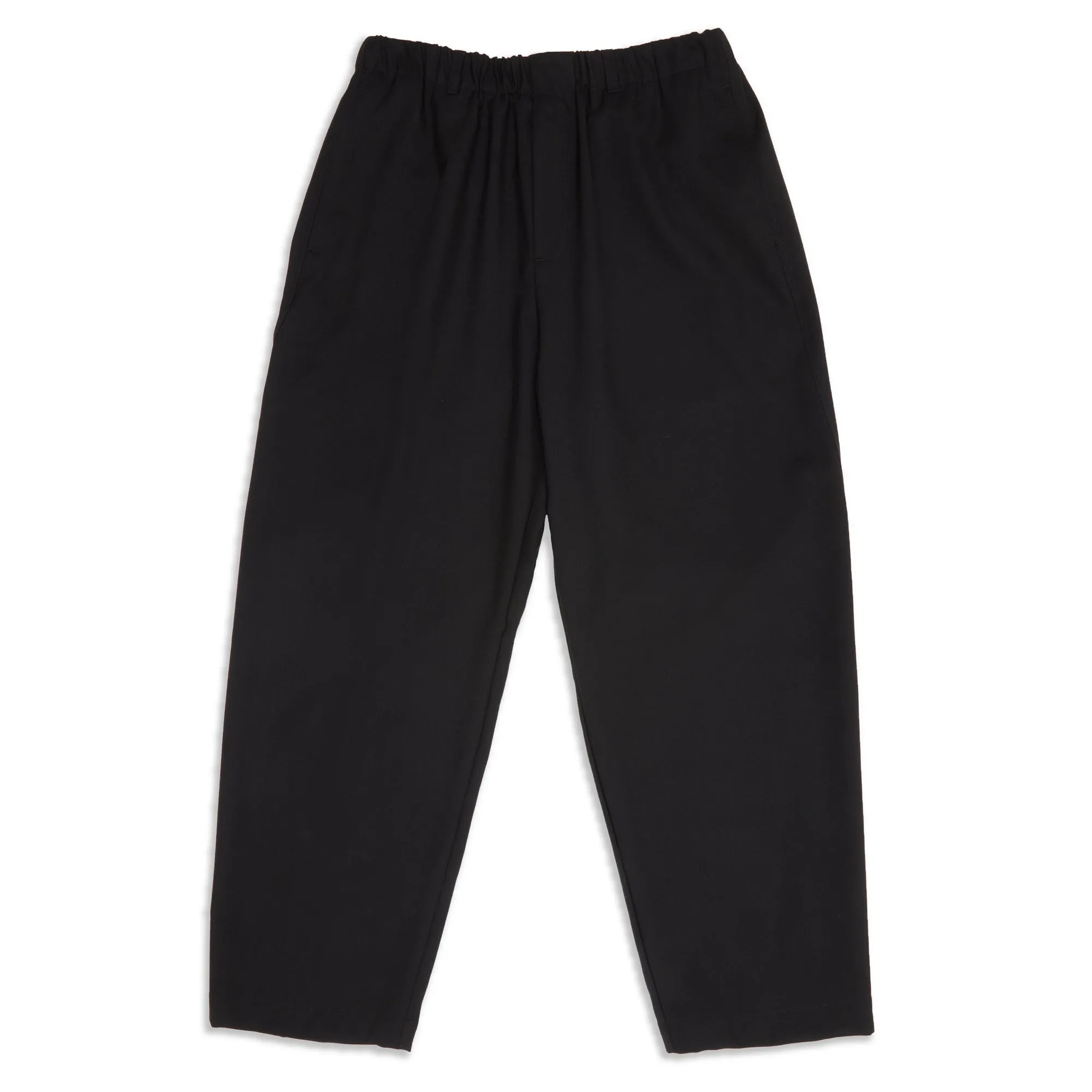Tilt Pant - Black Tropical Wool sold by S.K. Manor Hill