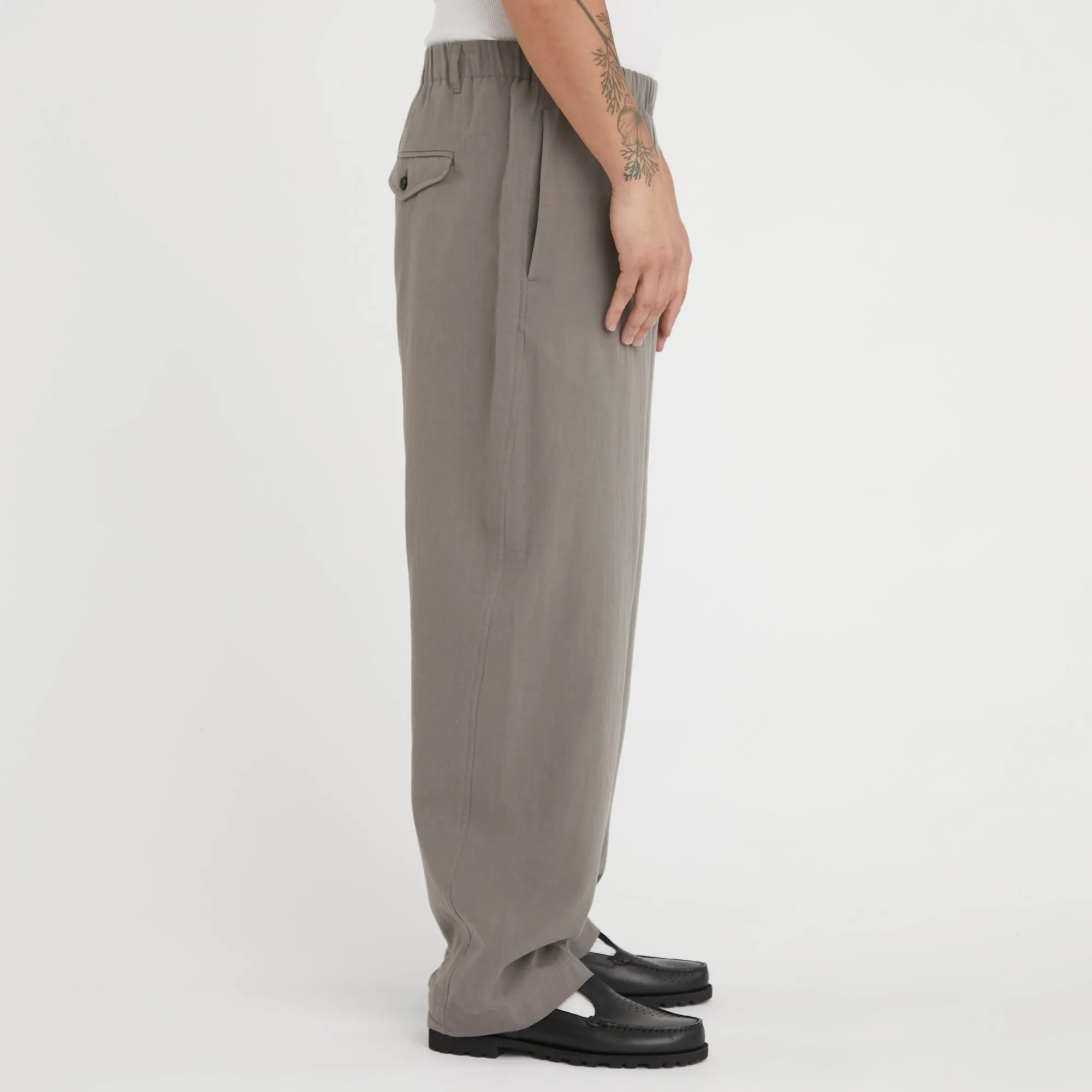 Tilt Pant - Grey Cotton / Hemp sold by S.K. Manor Hill product image thumbnail 4