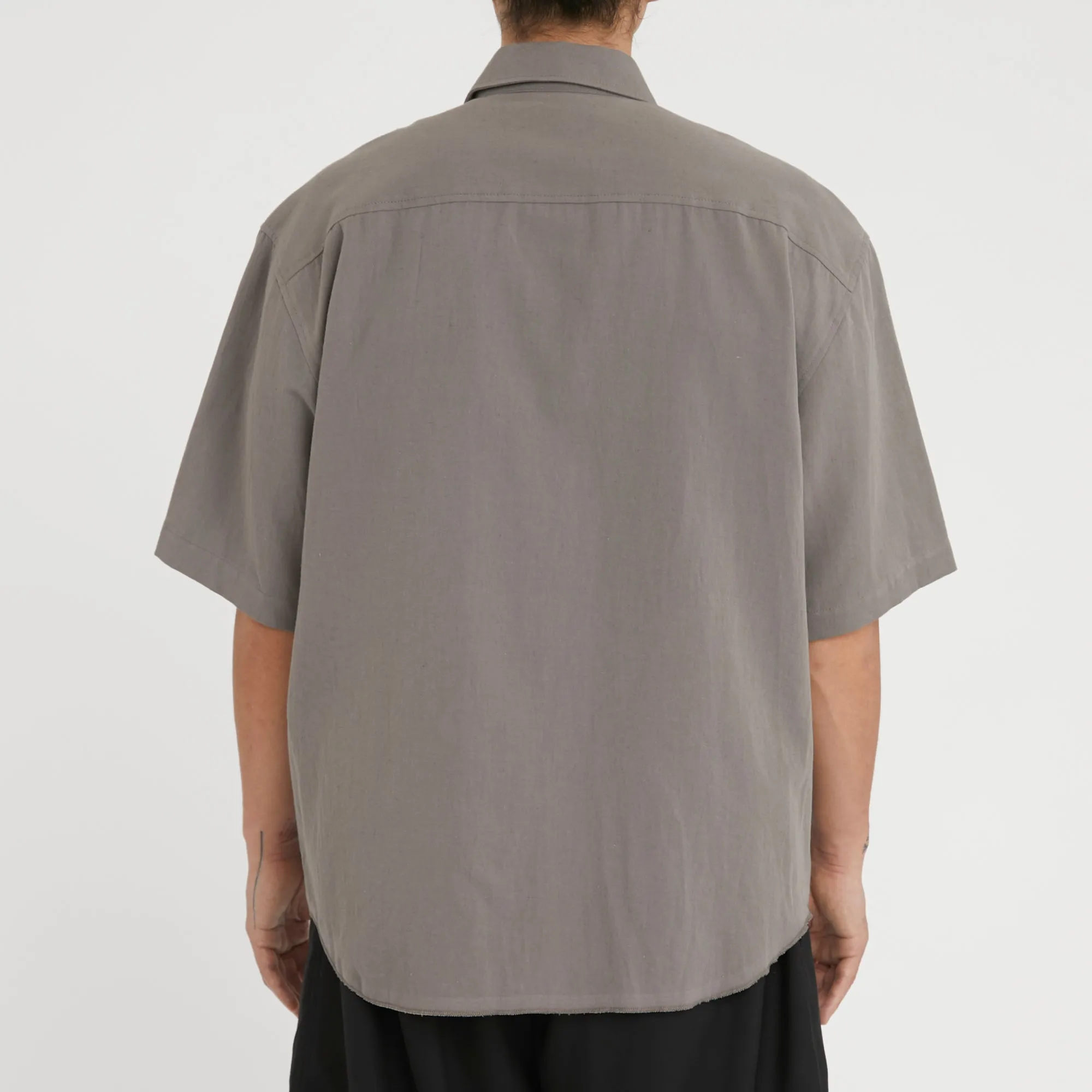 Sage Shirt - Grey Cotton / Hemp sold by S.K. Manor Hill product image thumbnail 5