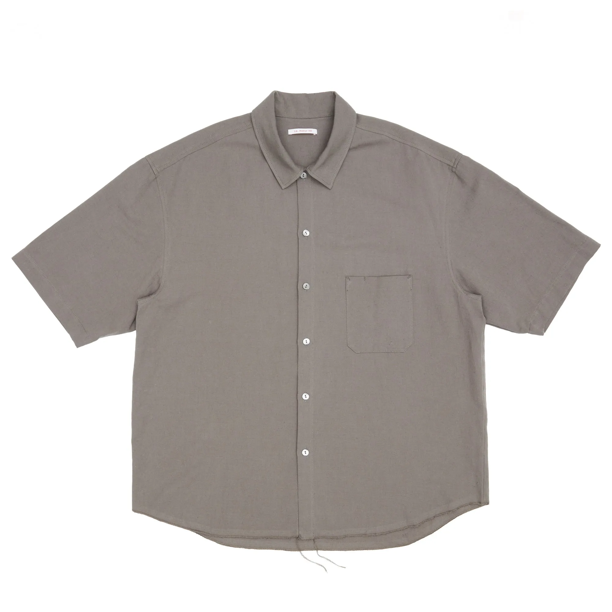 Sage Shirt - Grey Cotton / Hemp sold by S.K. Manor Hill