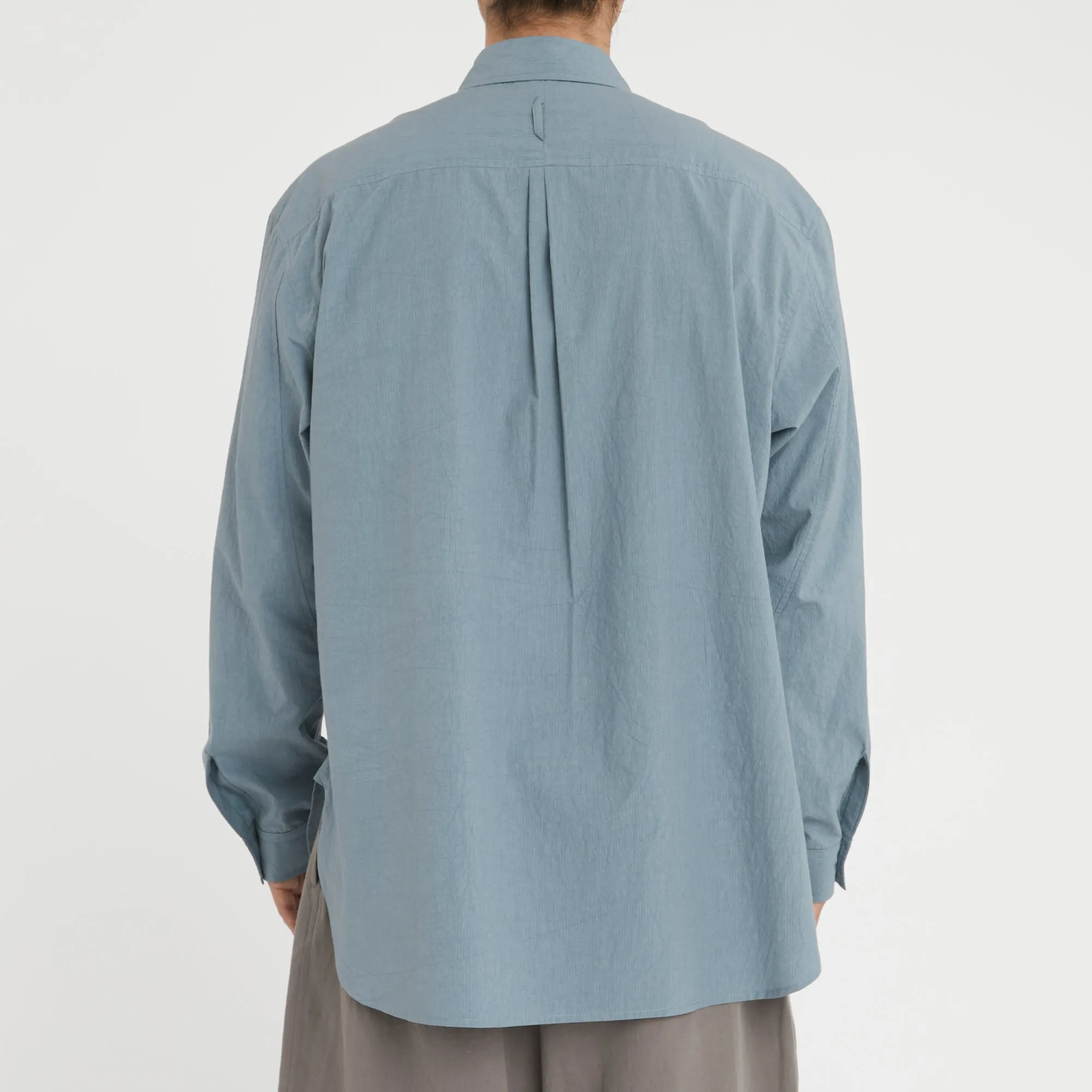 Scribe Shirt - Slate Blue Organic Cotton Ripstop sold by S.K. Manor Hill product image thumbnail 5