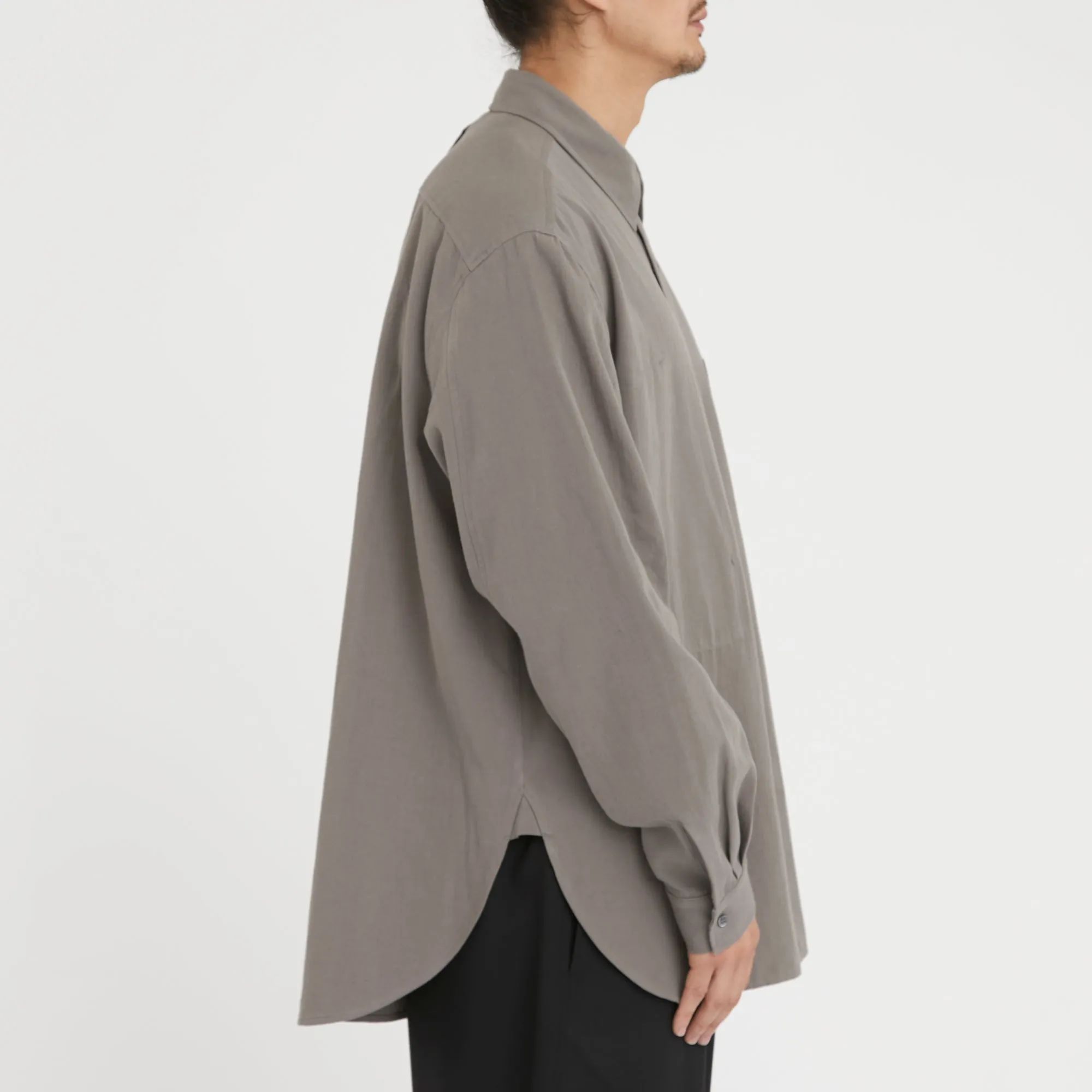 Scribe Shirt - Grey Cotton / Hemp sold by S.K. Manor Hill product image thumbnail 4