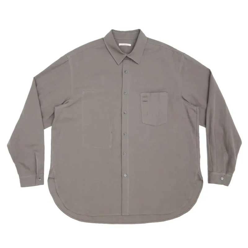 Scribe Shirt - Grey Cotton / Hemp made by S.K. Manor Hill