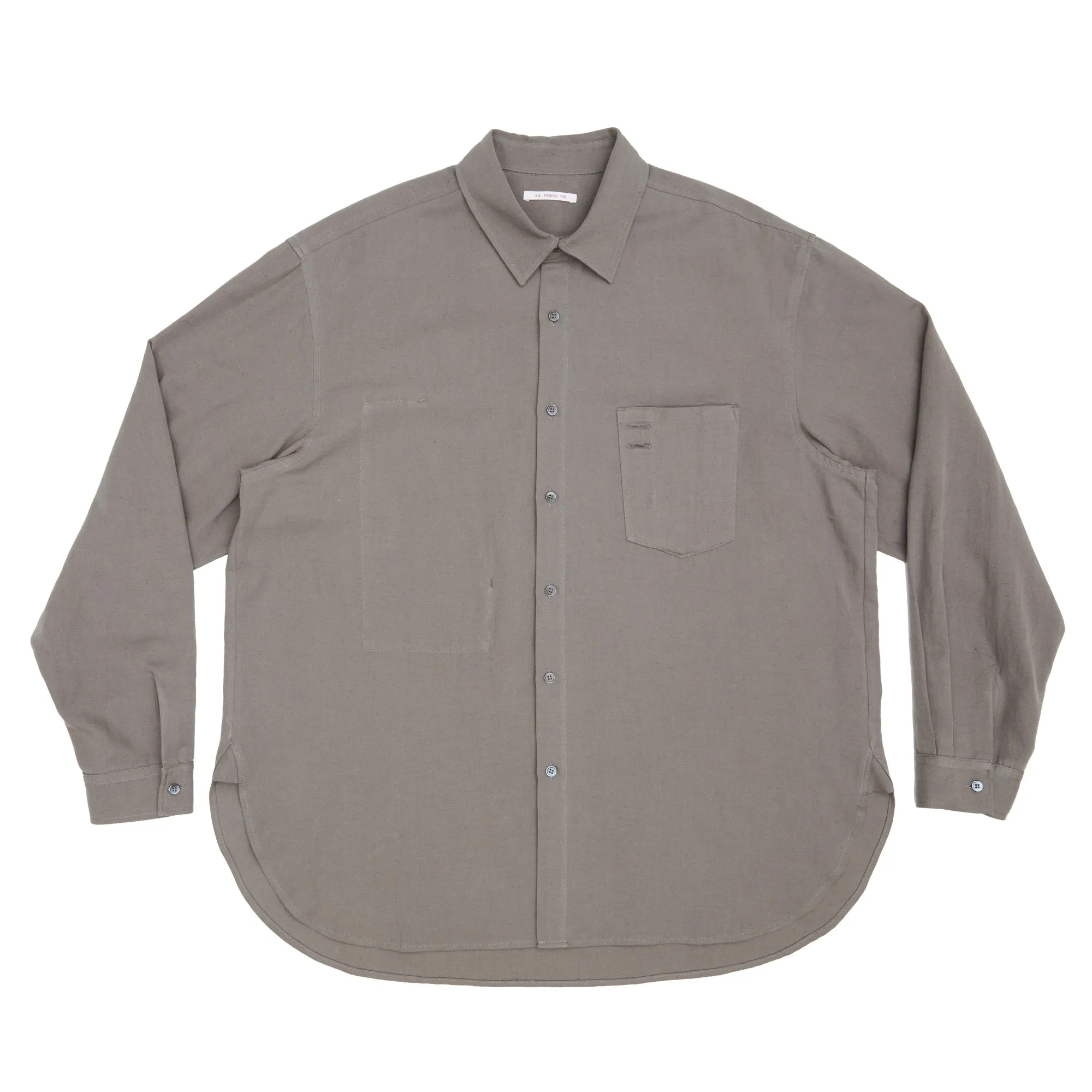 Scribe Shirt - Grey Cotton / Hemp sold by S.K. Manor Hill