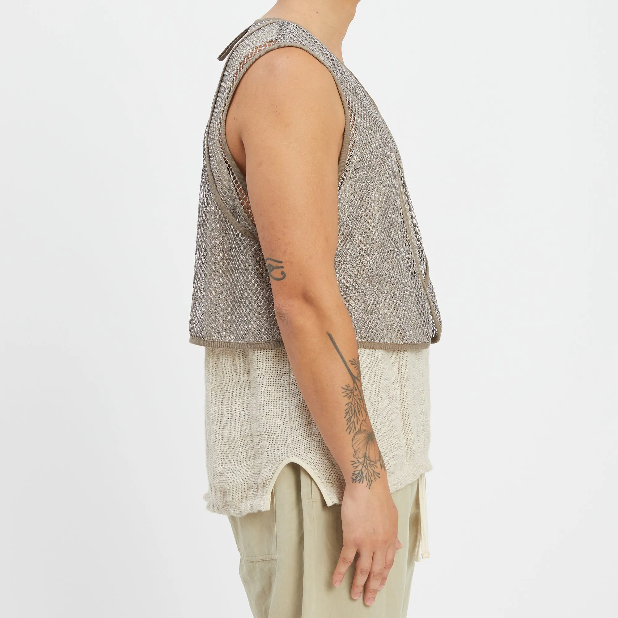 Trapper Vest - Grey Mesh sold by S.K. Manor Hill product image thumbnail 4