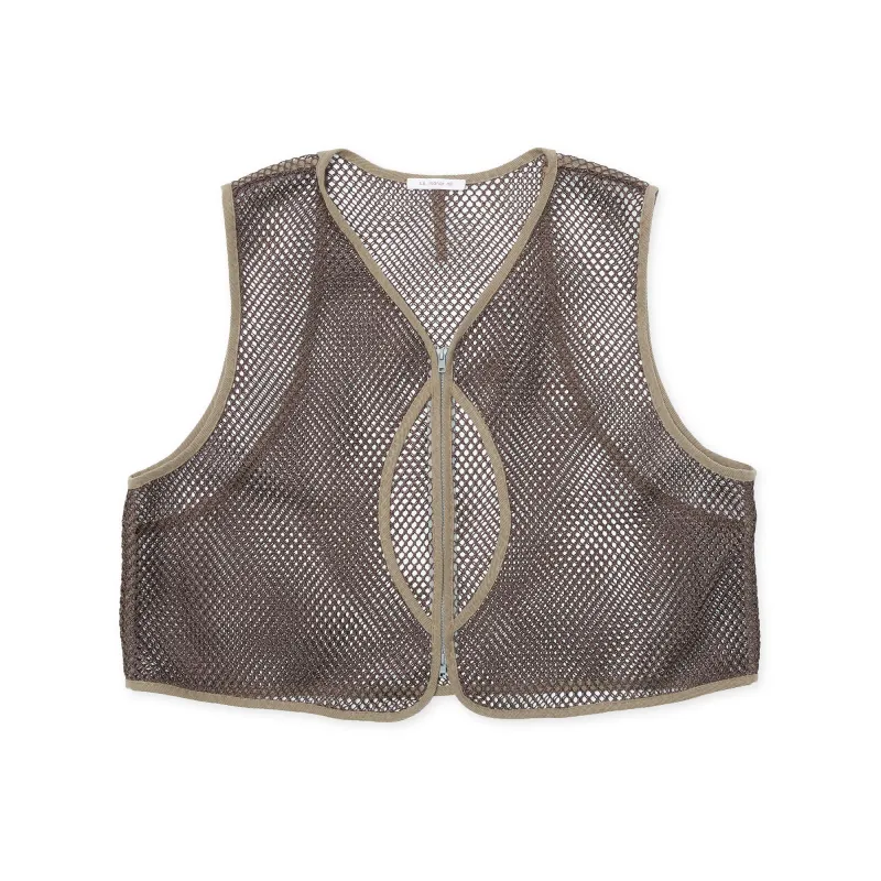 Trapper Vest - Brown Mesh made by S.K. Manor Hill