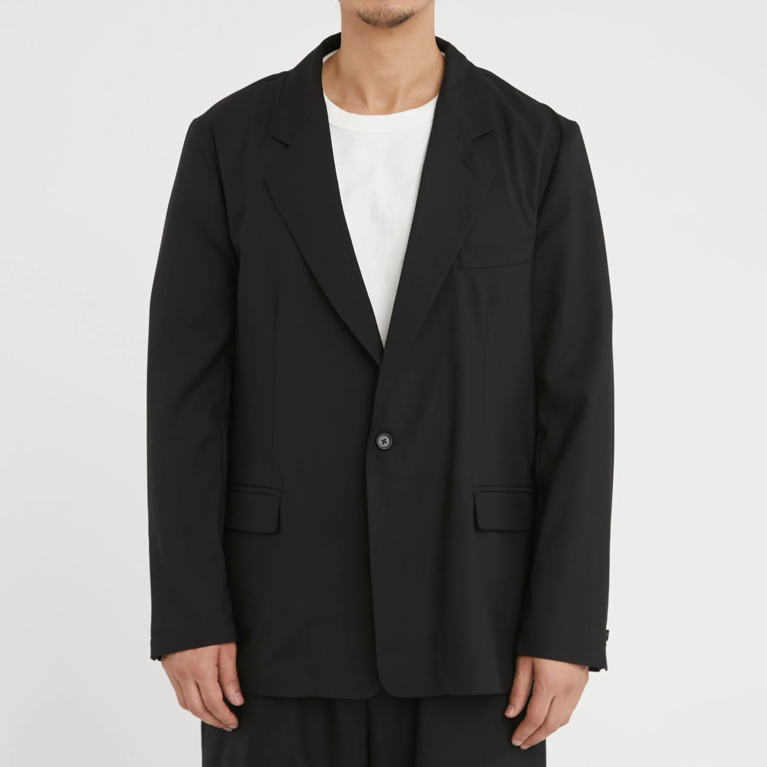 Julian Blazer - Black Tropical Wool sold by S.K. Manor Hill product image thumbnail 3