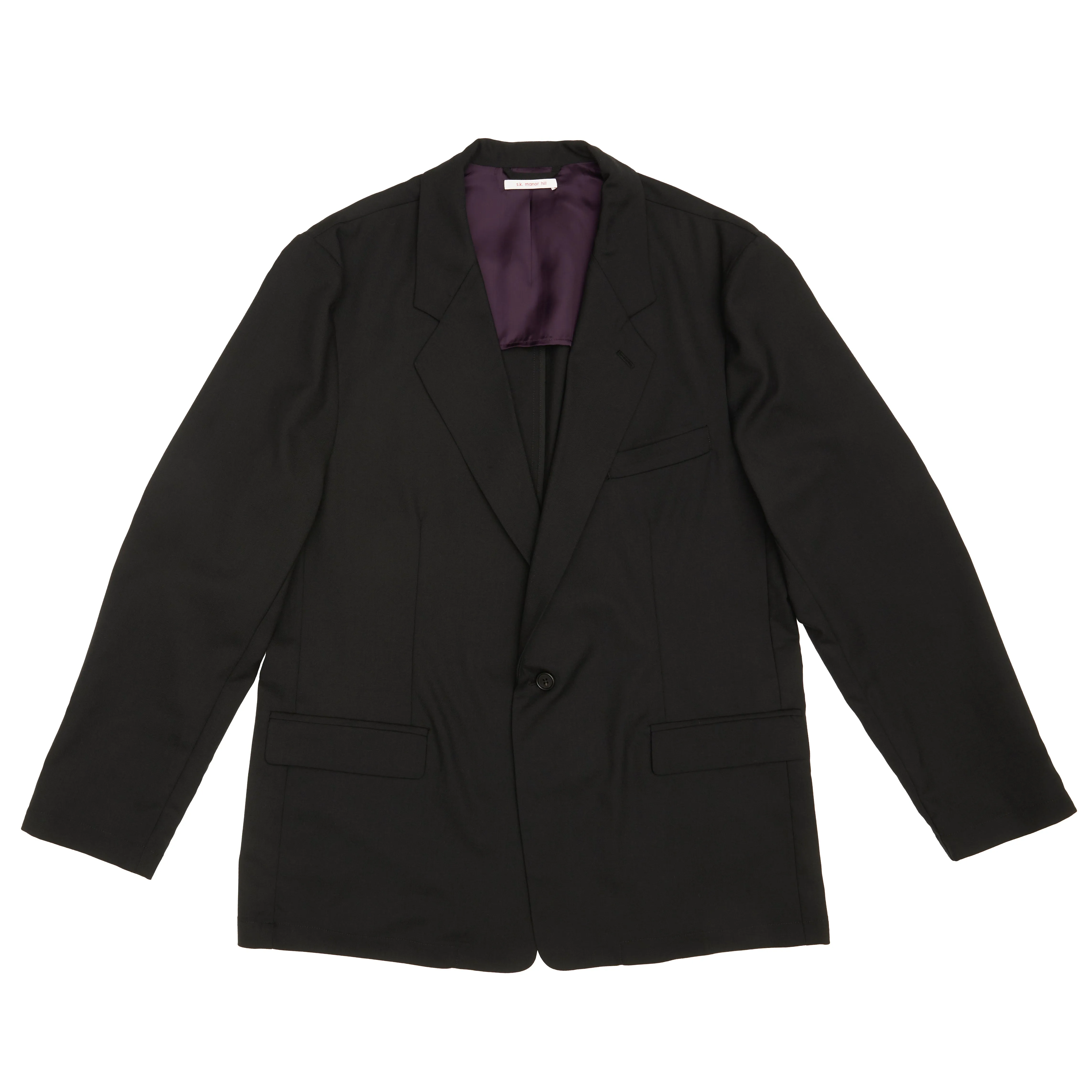 Julian Blazer - Black Tropical Wool sold by S.K. Manor Hill