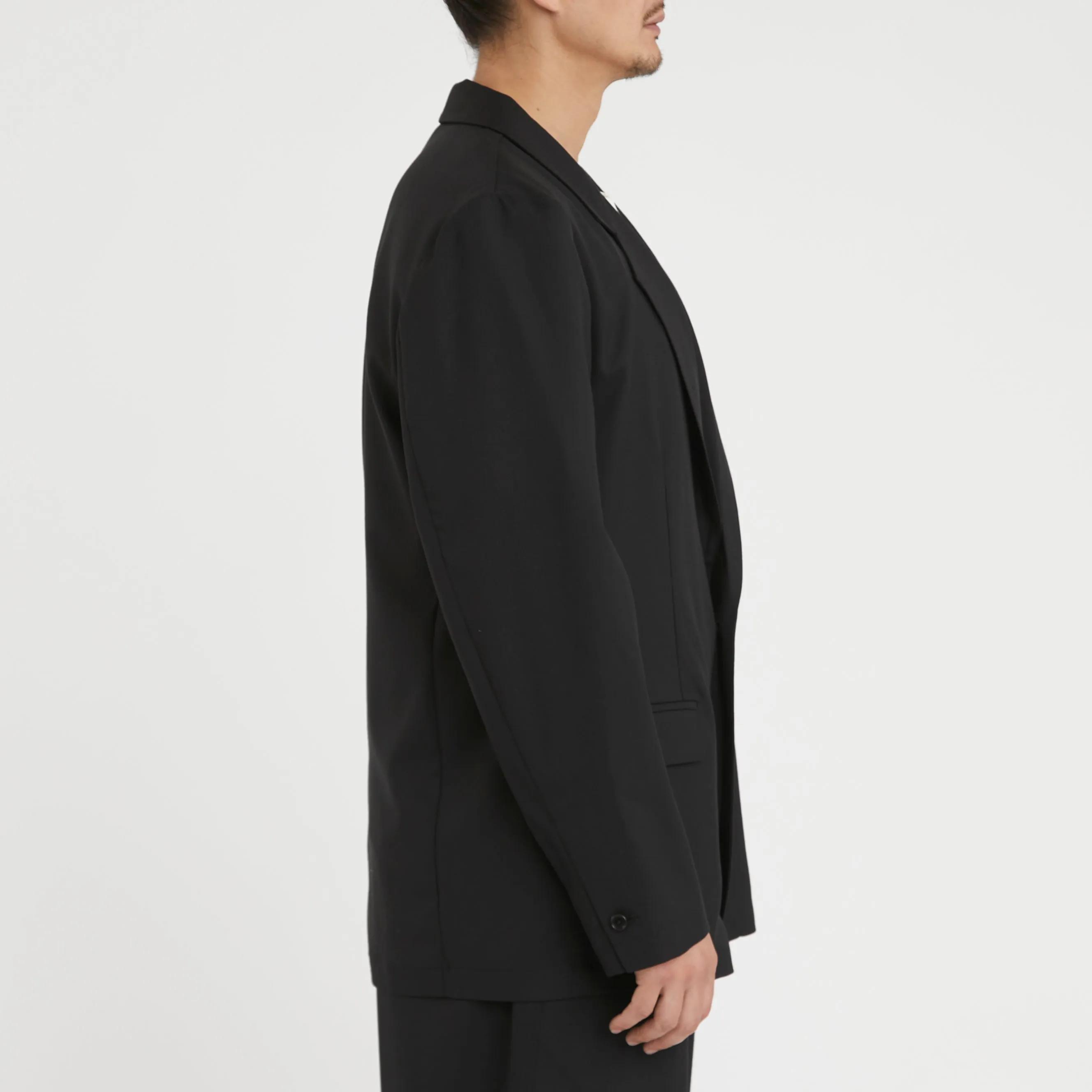 Julian Blazer - Black Tropical Wool sold by S.K. Manor Hill product image thumbnail 4