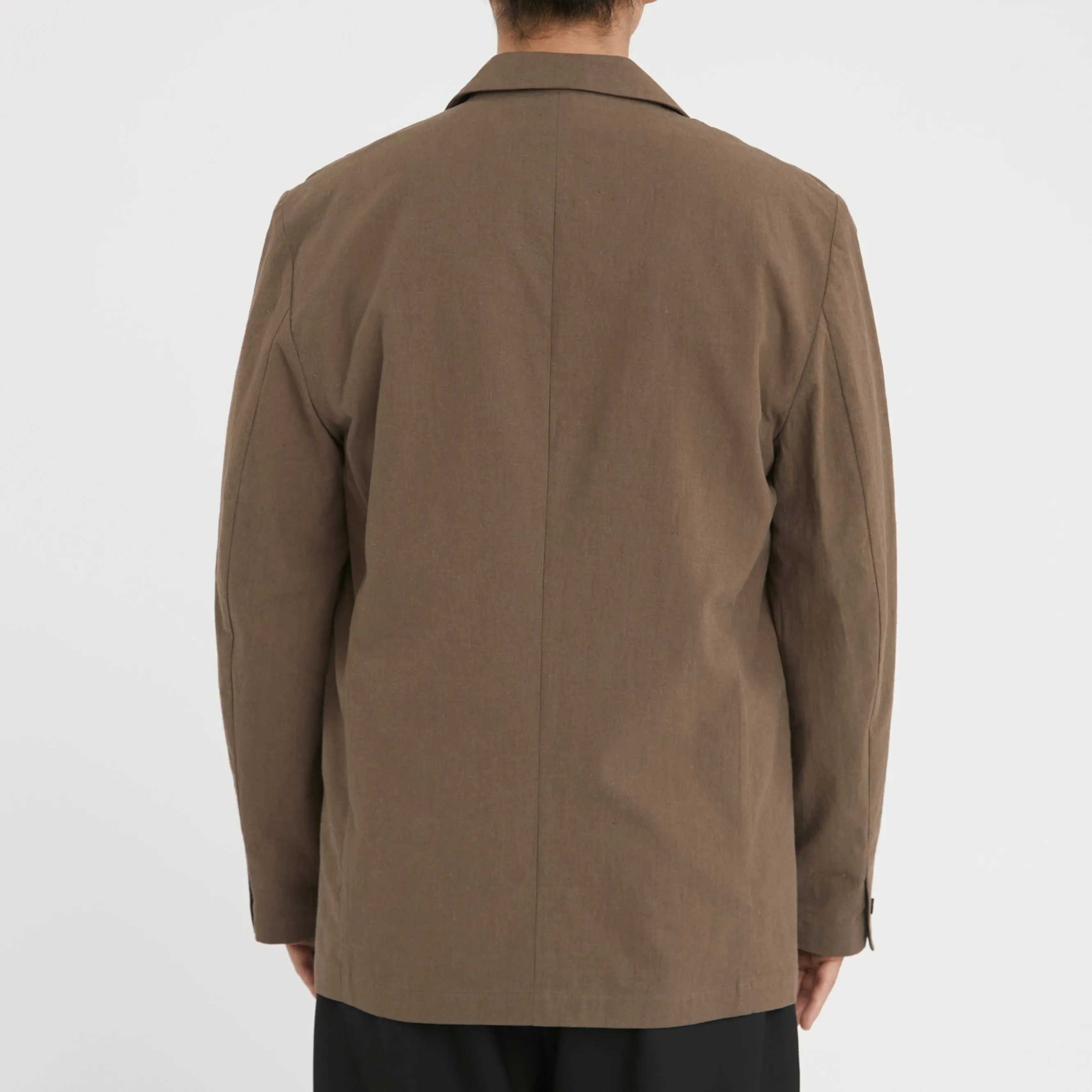 Julian Blazer - Brown Linen / Cotton sold by S.K. Manor Hill product image thumbnail 5