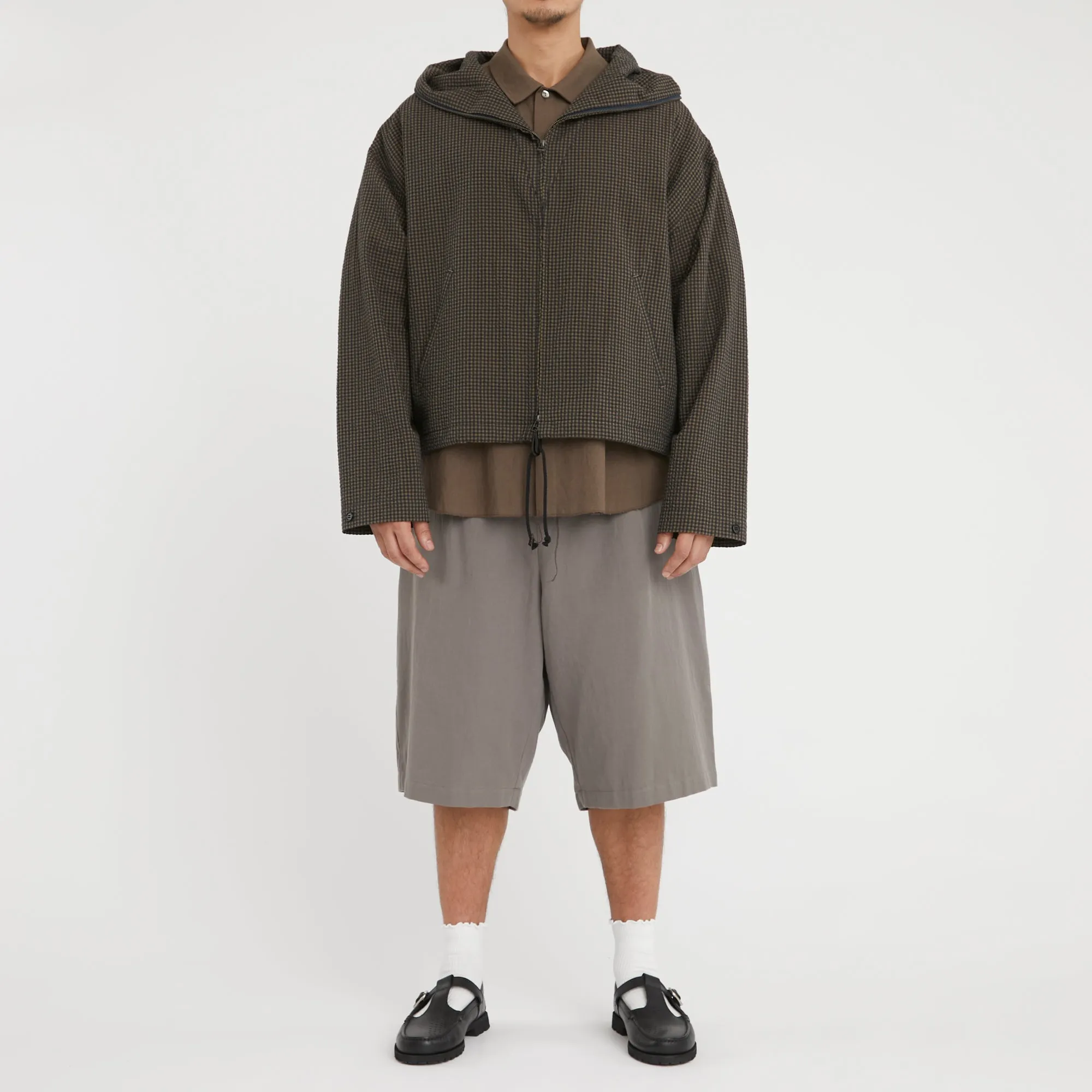 Ridge Jacket - Navy/Tan/Green Dobby Plaid Organic Cotton sold by S.K. Manor Hill product image thumbnail 2