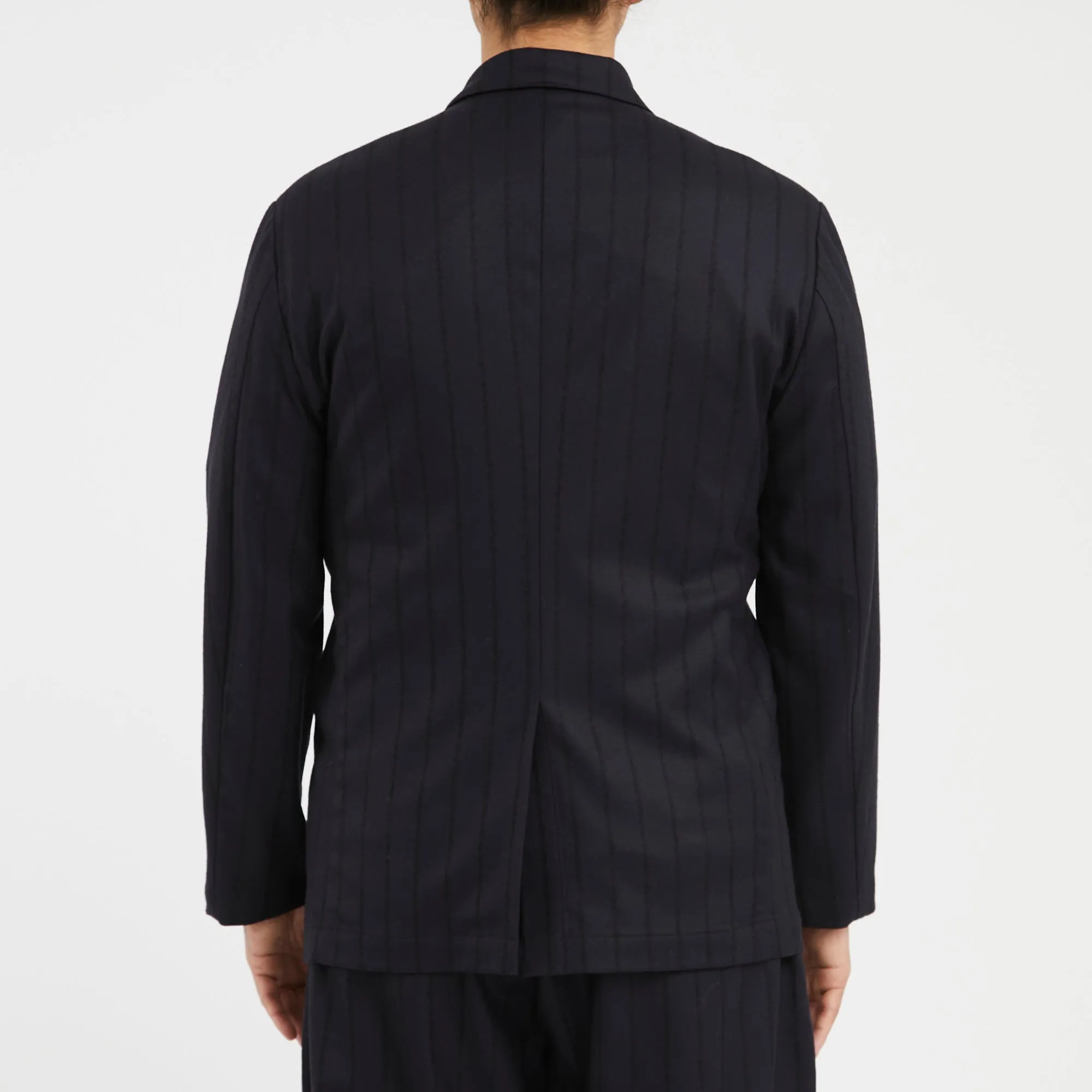 Darwin Blazer - Navy w/ Black Stripes Wool sold by S.K. Manor Hill product image thumbnail 5