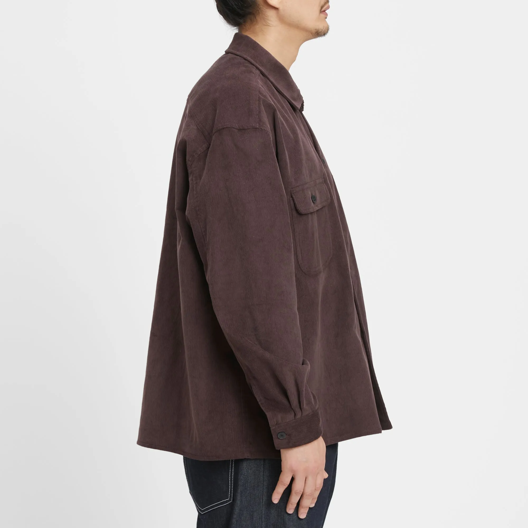 Park Shirt/Jacket - Brown Cotton Corduroy sold by S.K. Manor Hill product image thumbnail 4