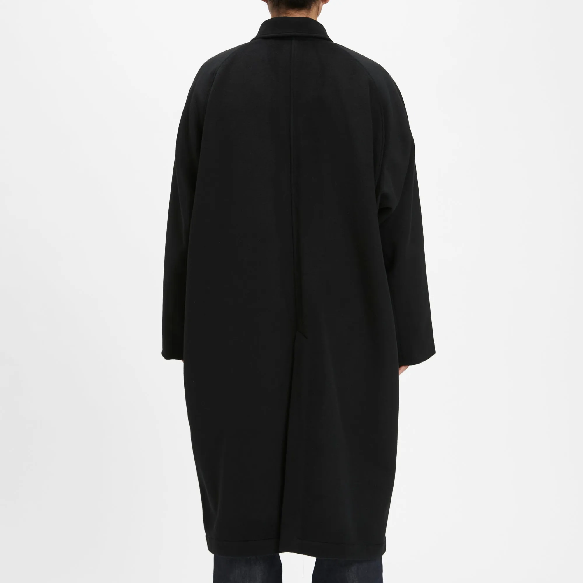 Town Trench Coat - Black Wool sold by S.K. Manor Hill product image thumbnail 5