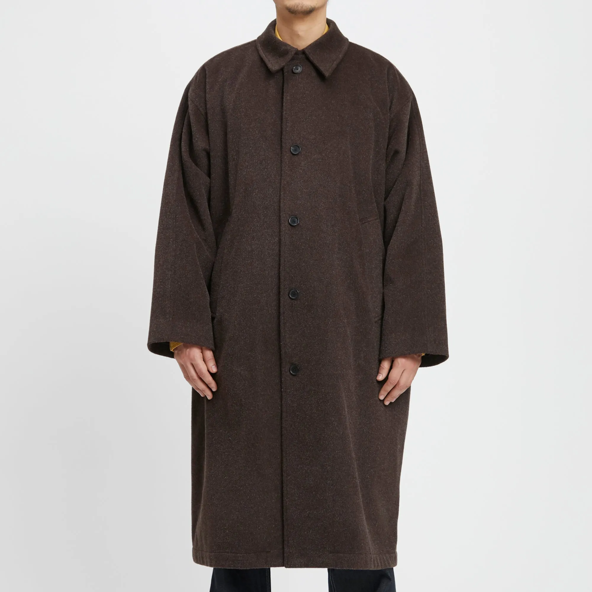 Town Trench Coat - Brown Wool/Mohair sold by S.K. Manor Hill product image thumbnail 3