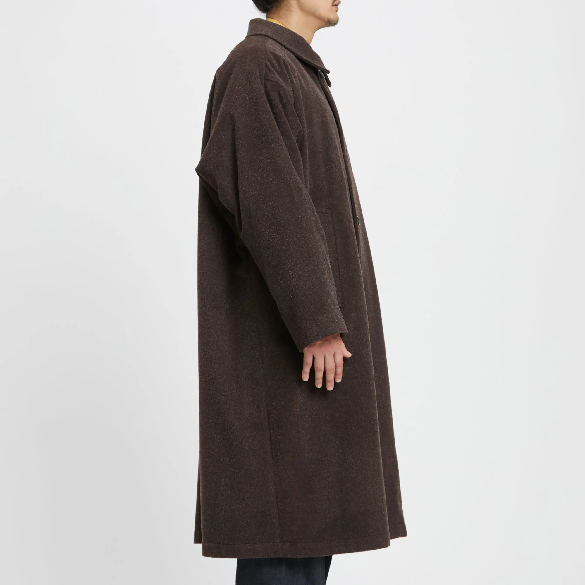 Town Trench Coat - Brown Wool/Mohair sold by S.K. Manor Hill product image thumbnail 4