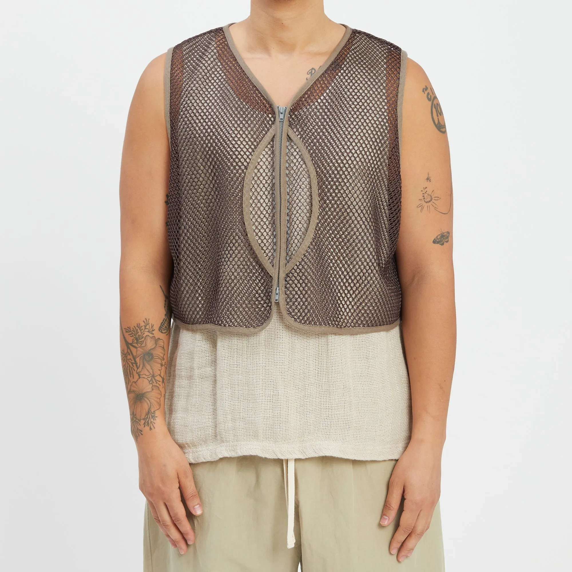 Trapper Vest - Brown Mesh sold by S.K. Manor Hill product image thumbnail 3