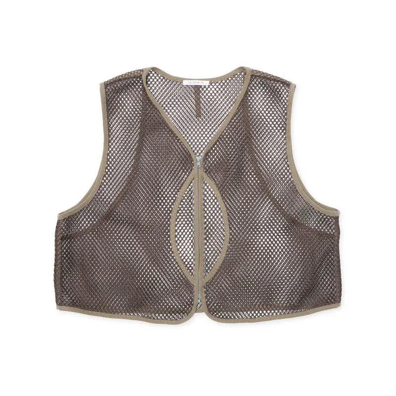 Trapper Vest - Brown Mesh made by S.K. Manor Hill
