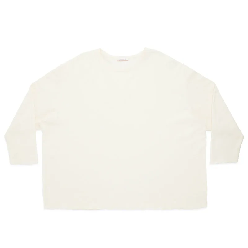 Waffle Thermal Long Sleeve T-Shirt - Natural Cotton made by S.K. Manor Hill