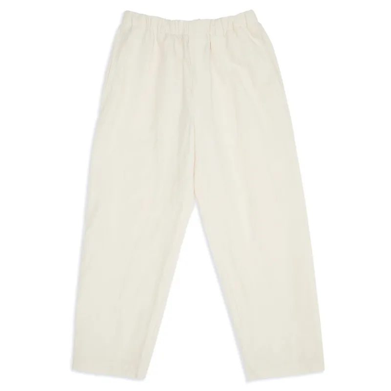 Tilt Pant - Bone Linen / Cotton made by S.K. Manor Hill