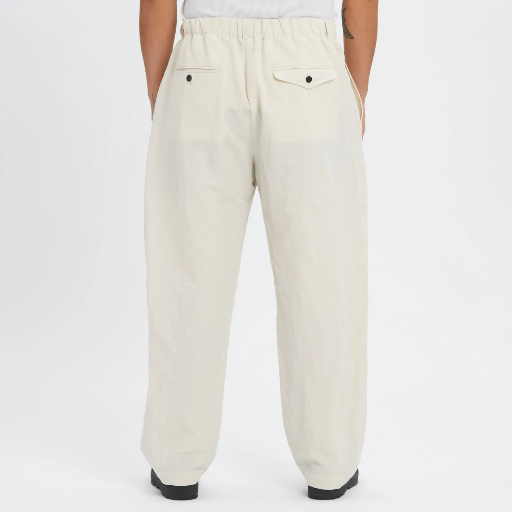 Tilt Pant - Bone Linen / Cotton sold by S.K. Manor Hill product image thumbnail 5