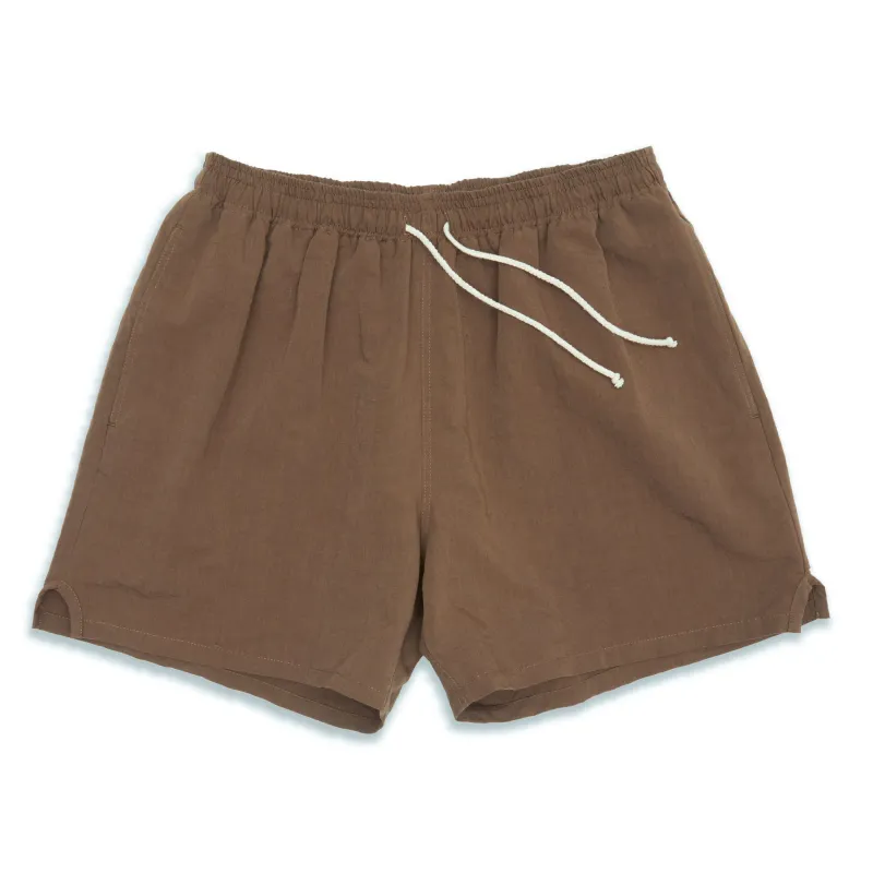 MT Short - Brown Linen / Cotton / Nylon made by S.K. Manor Hill
