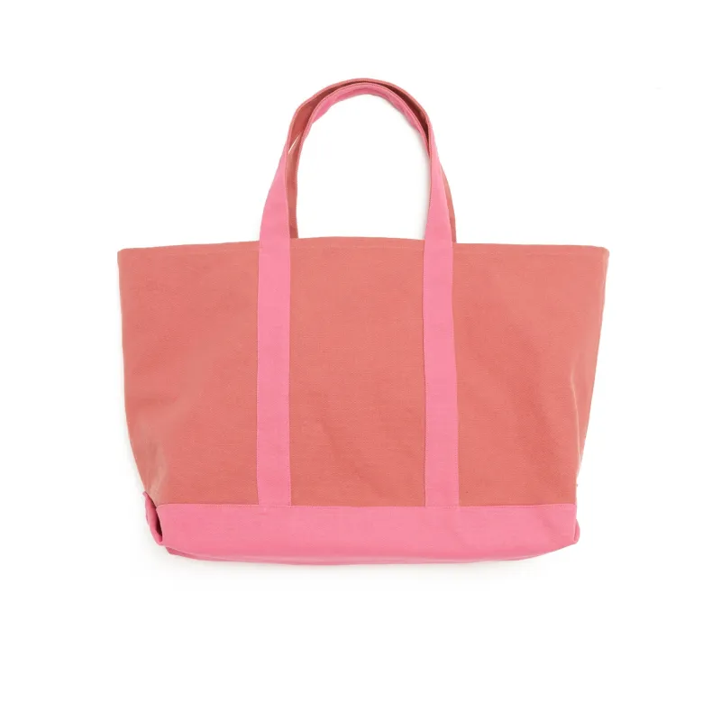 Tote Bag - Pink 19.25 oz Duck Canvas Cotton WR made by S.K. Manor Hill