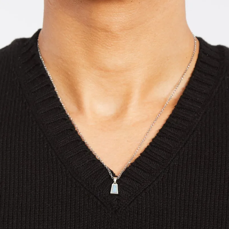 Opal Pendant Sterling Silver Necklace sold by S.K. Manor Hill product image thumbnail 4